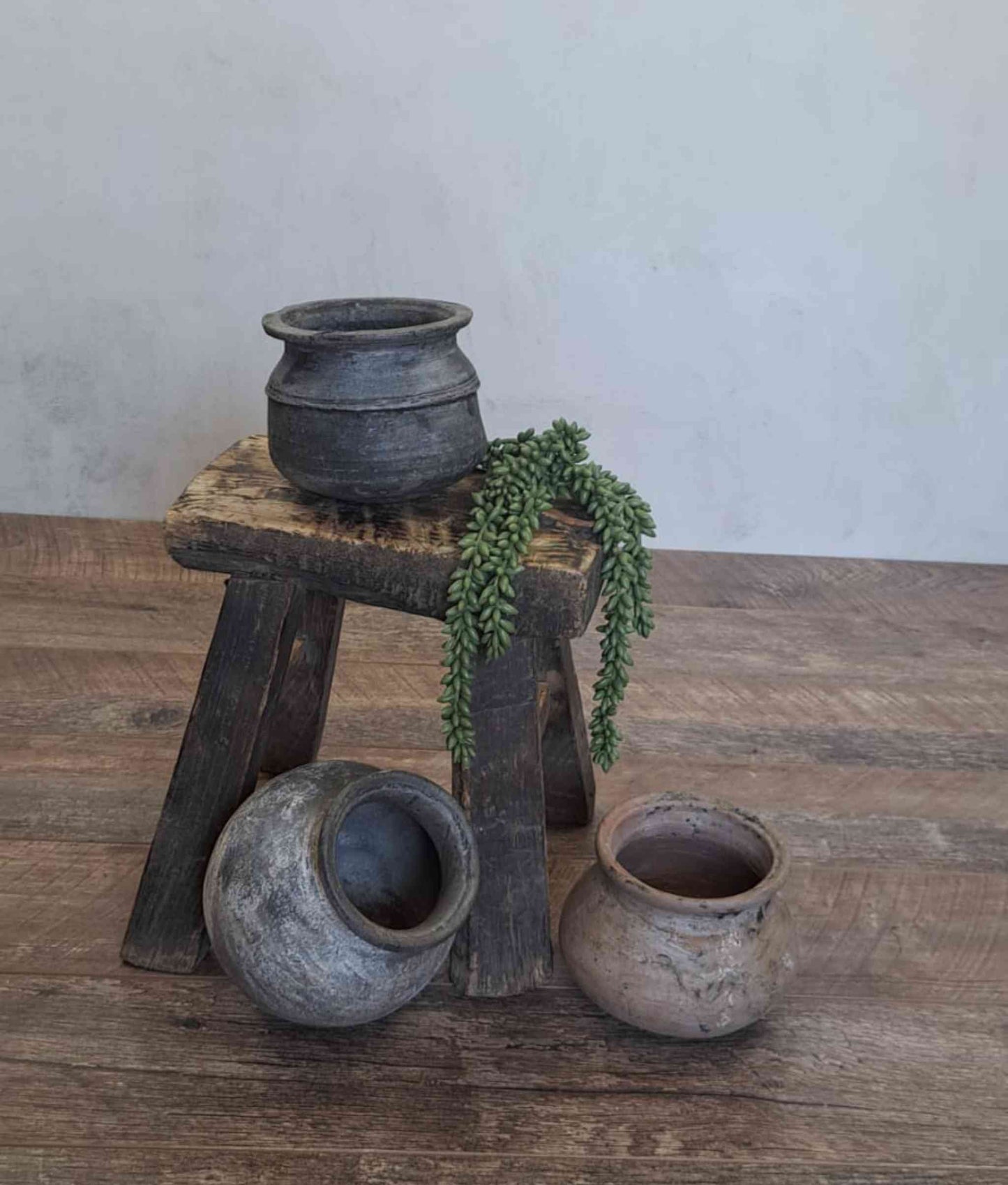 Vintage Clay Vessel - Rounded Base
