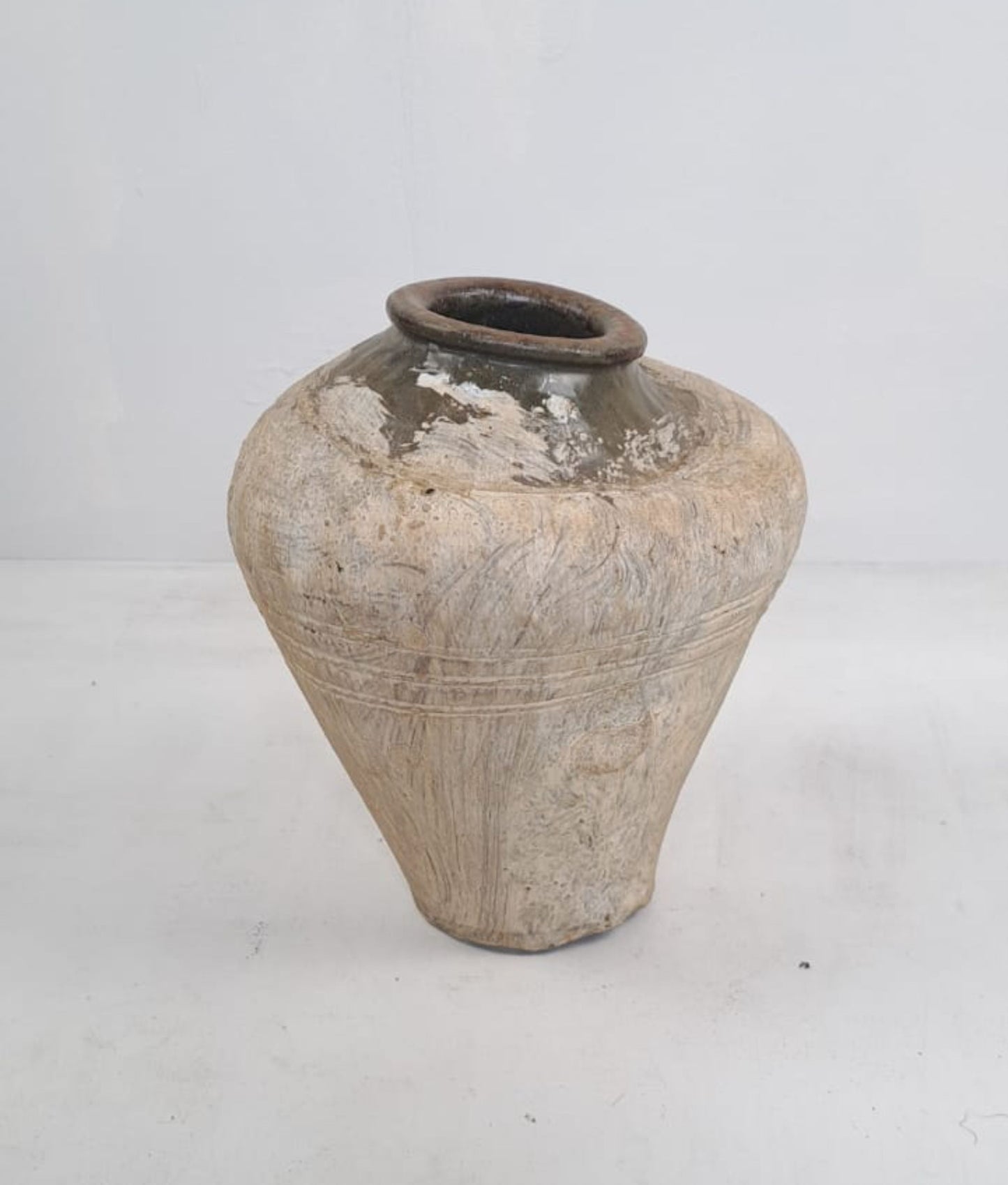 Ancient Greek Olive Jar - Deformed Artisan Earthenware Pot