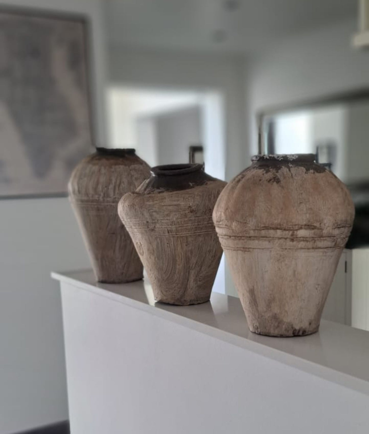 Ancient Greek Olive Jar - Deformed Artisan Earthenware Pot