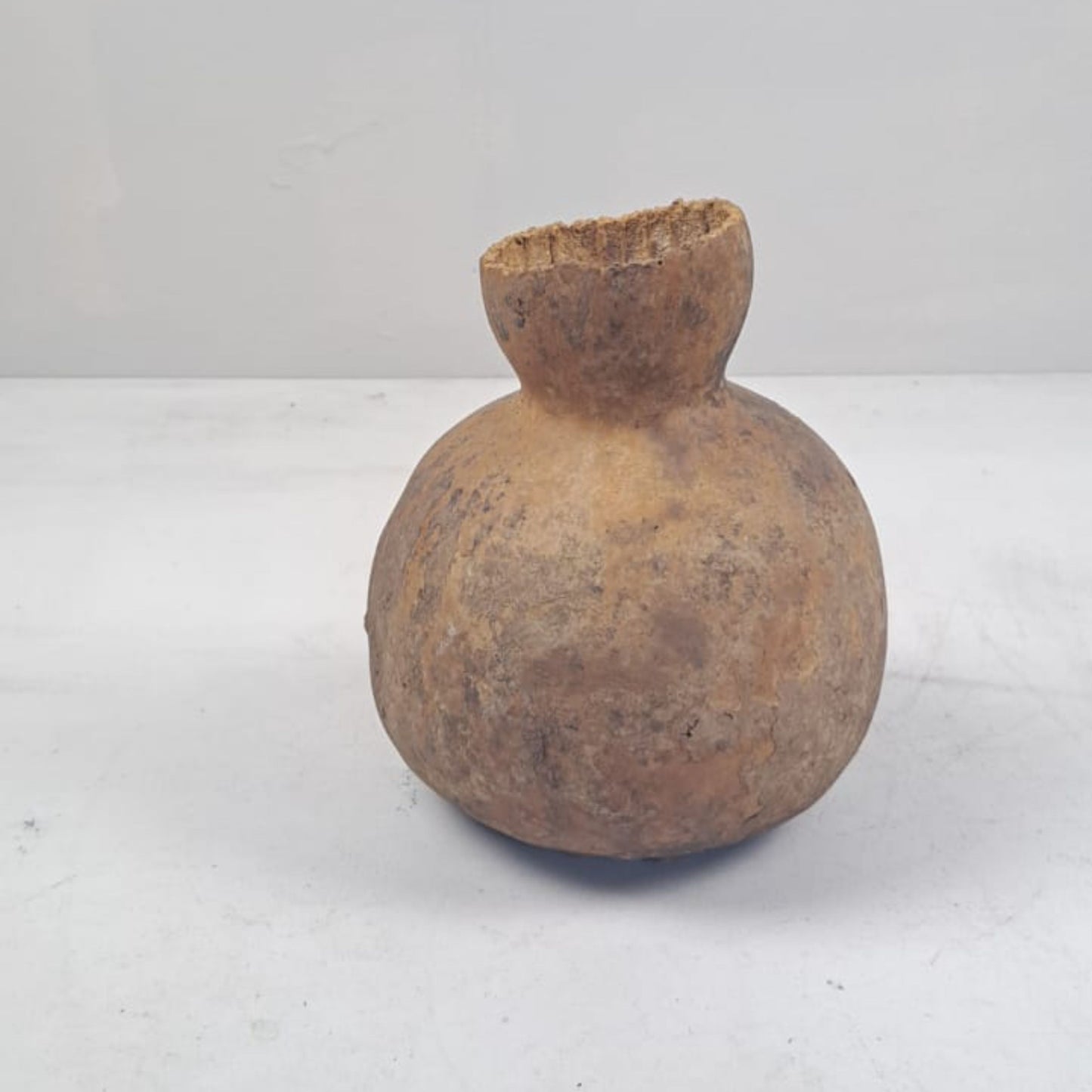 Einzigartige afrikanische Calabash Kürbis Wasserflasche