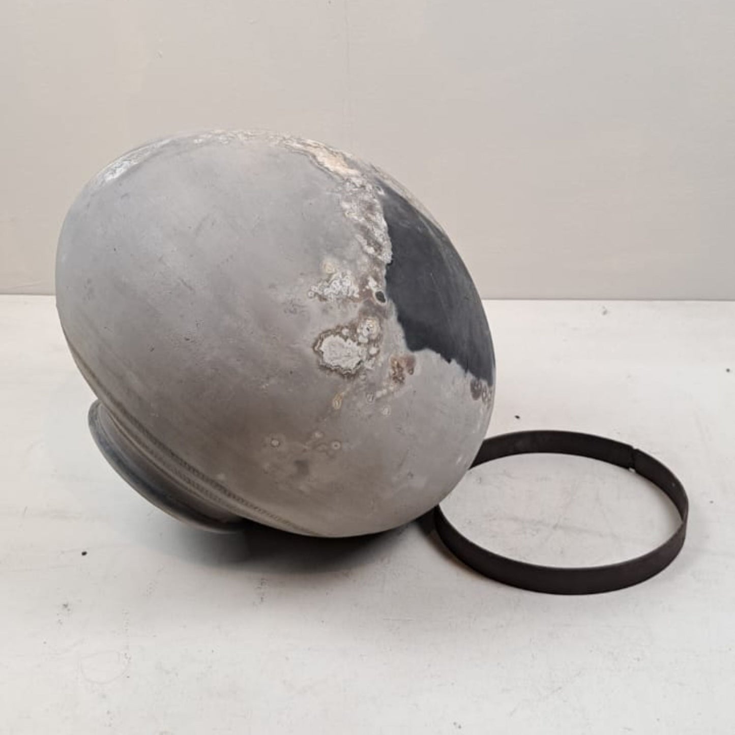Antique African Clay Water Vessel - Stains