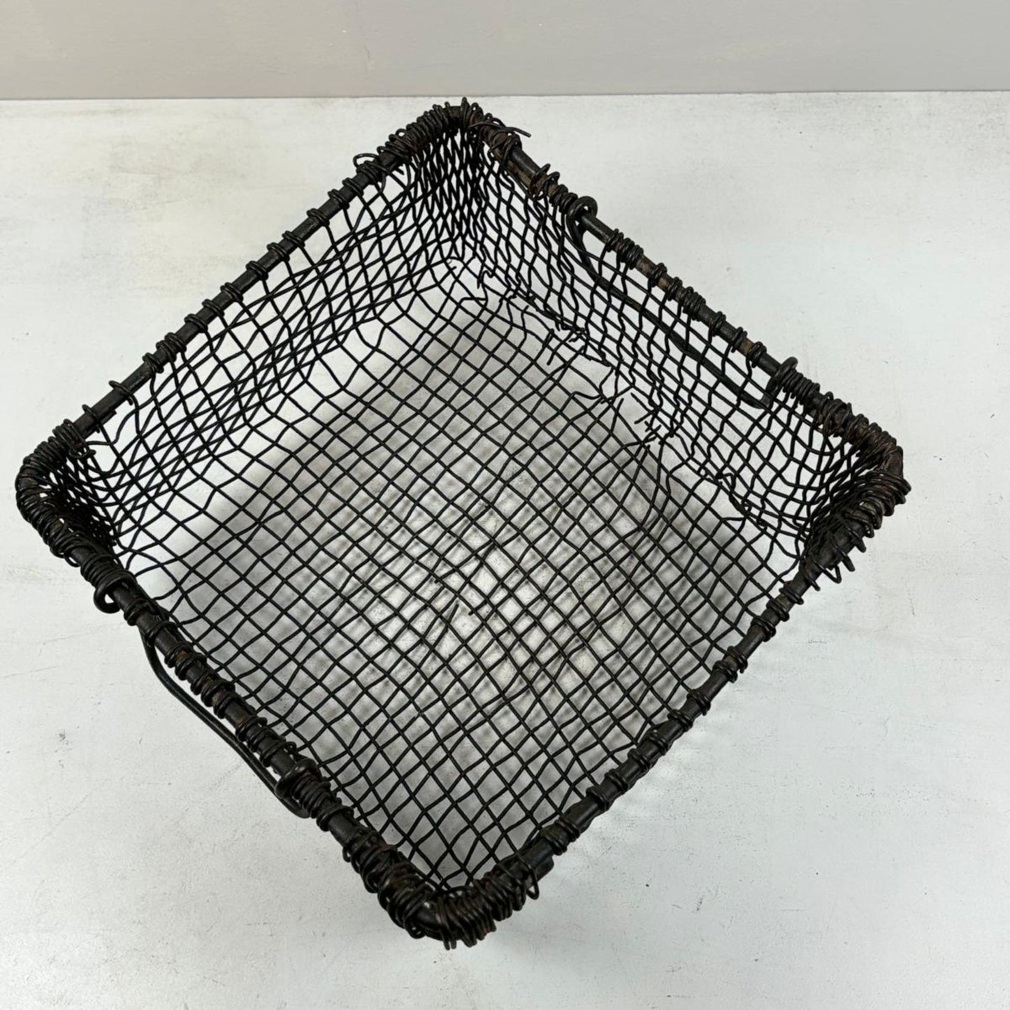 Antique French Oyster Basket