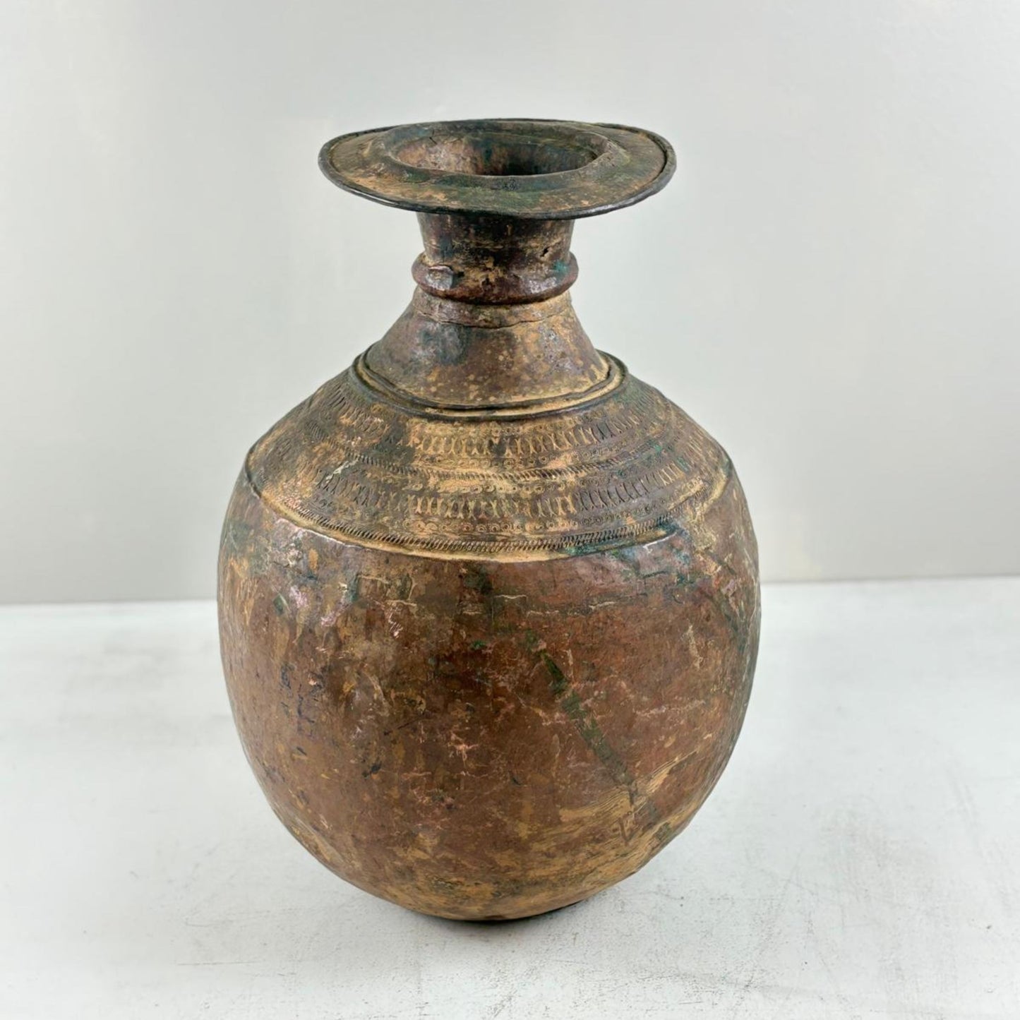 Vintage Copper Water Jug from Nepal