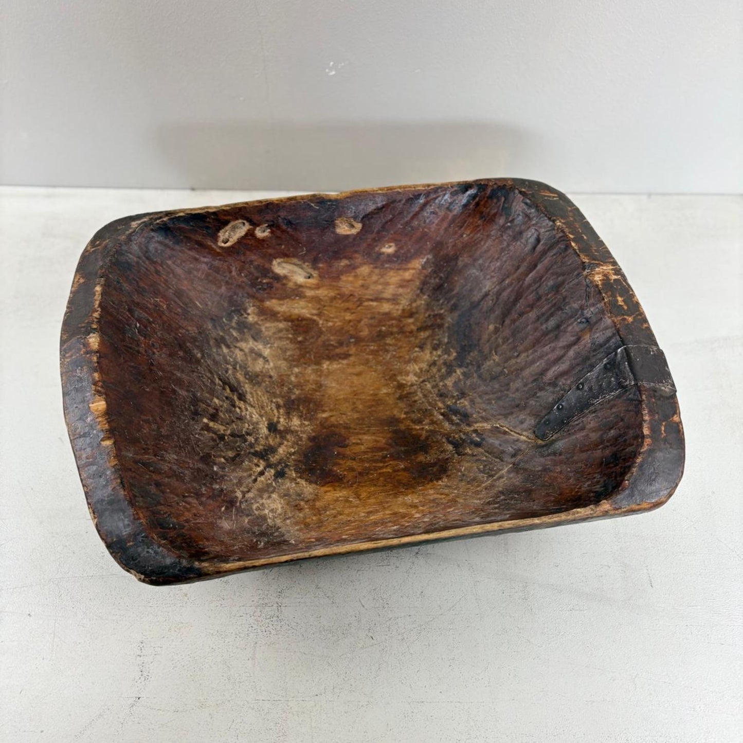 Antique Wooden Dough Bowl - Gamai, Qinghai Province, Tibet
