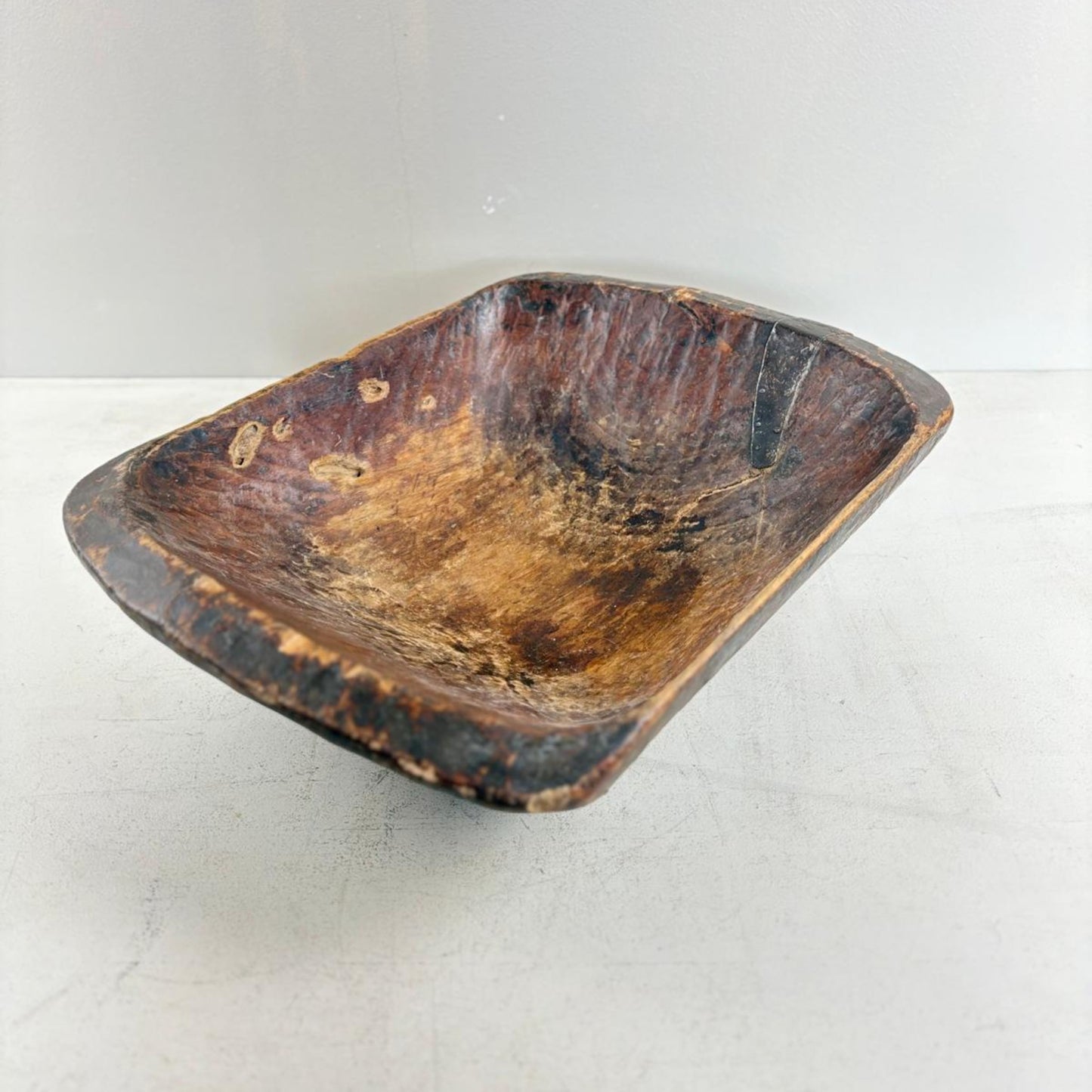Antique Wooden Dough Bowl - Gamai, Qinghai Province, Tibet