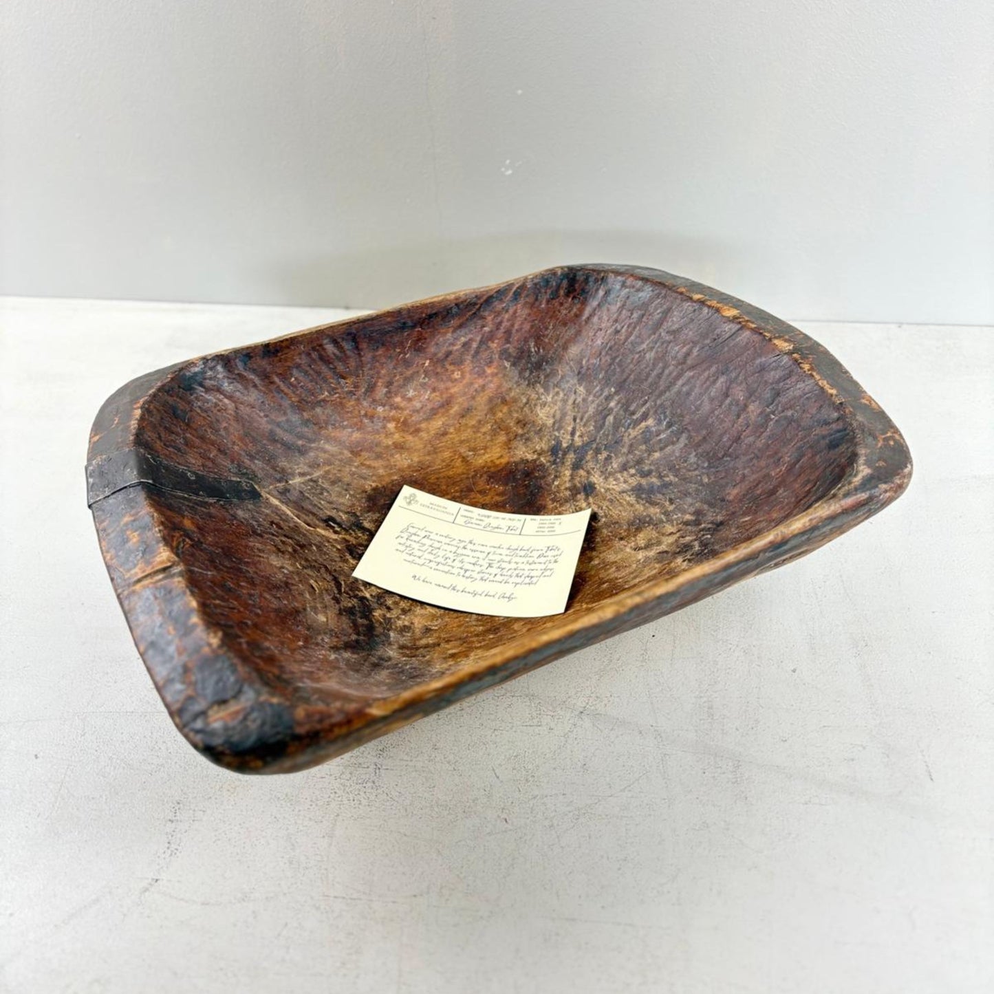 Antique Wooden Dough Bowl - Gamai, Qinghai Province, Tibet