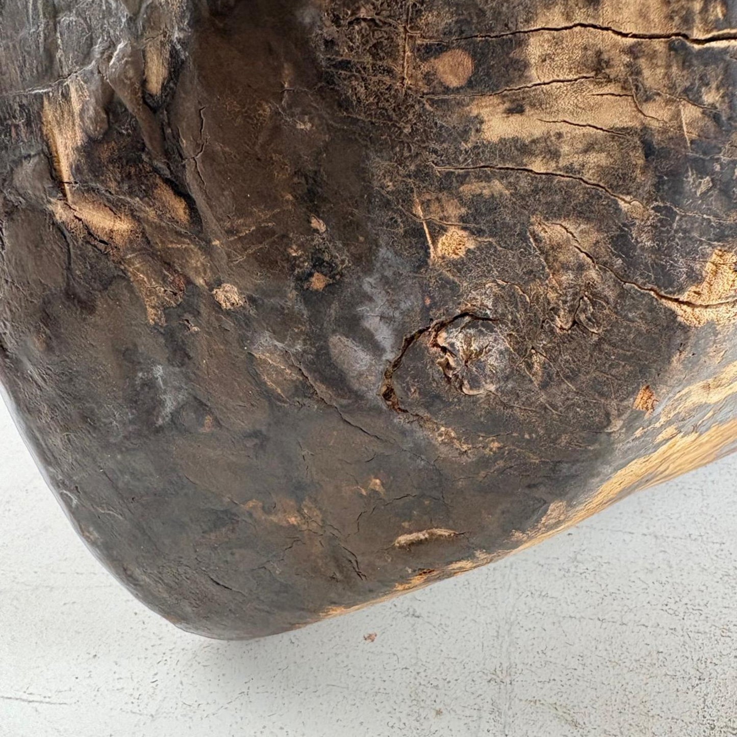 Antique Wooden Dough Bowl - Gamai, Qinghai Province, Tibet