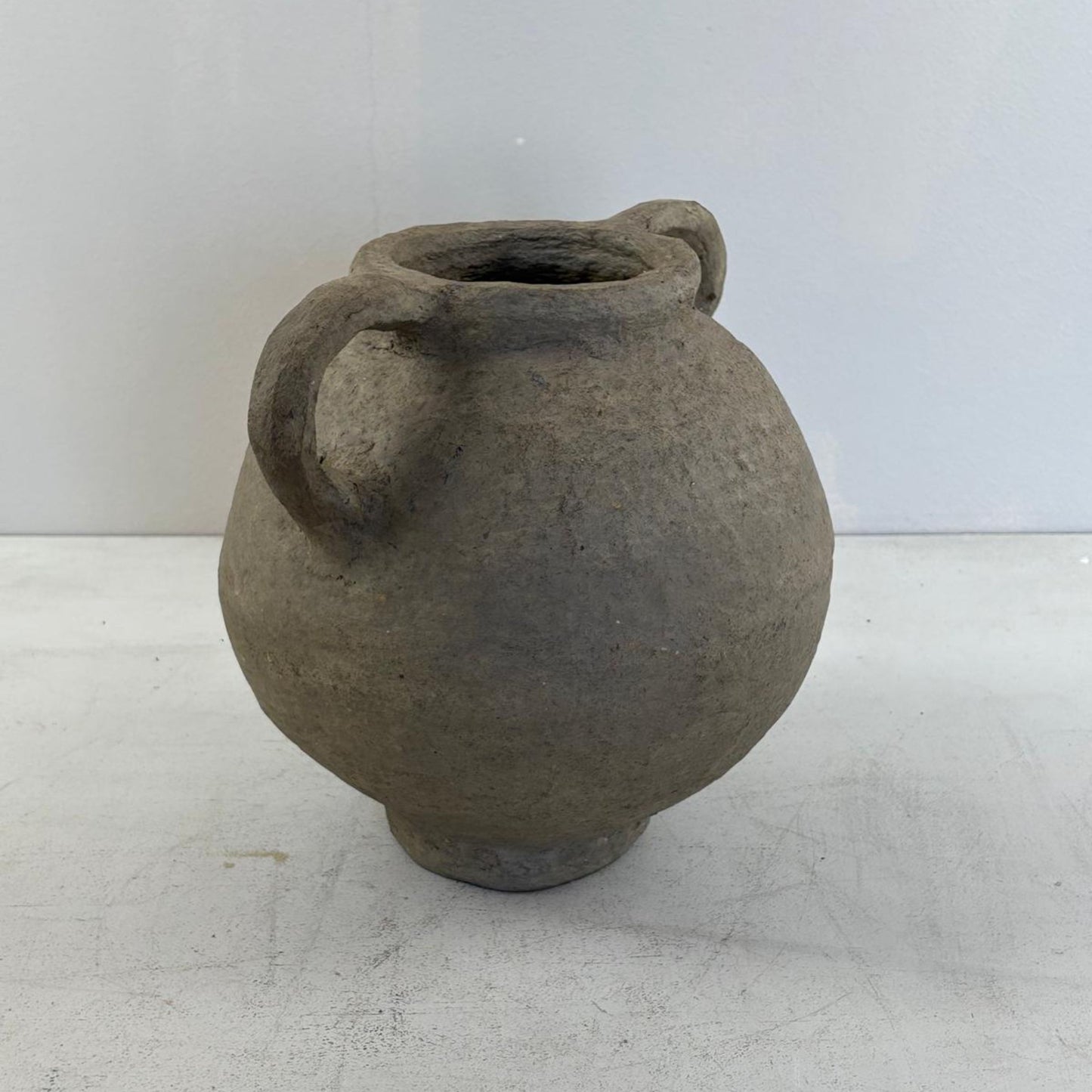 Vintage Rustic Handled Vase - Kaschmir, India