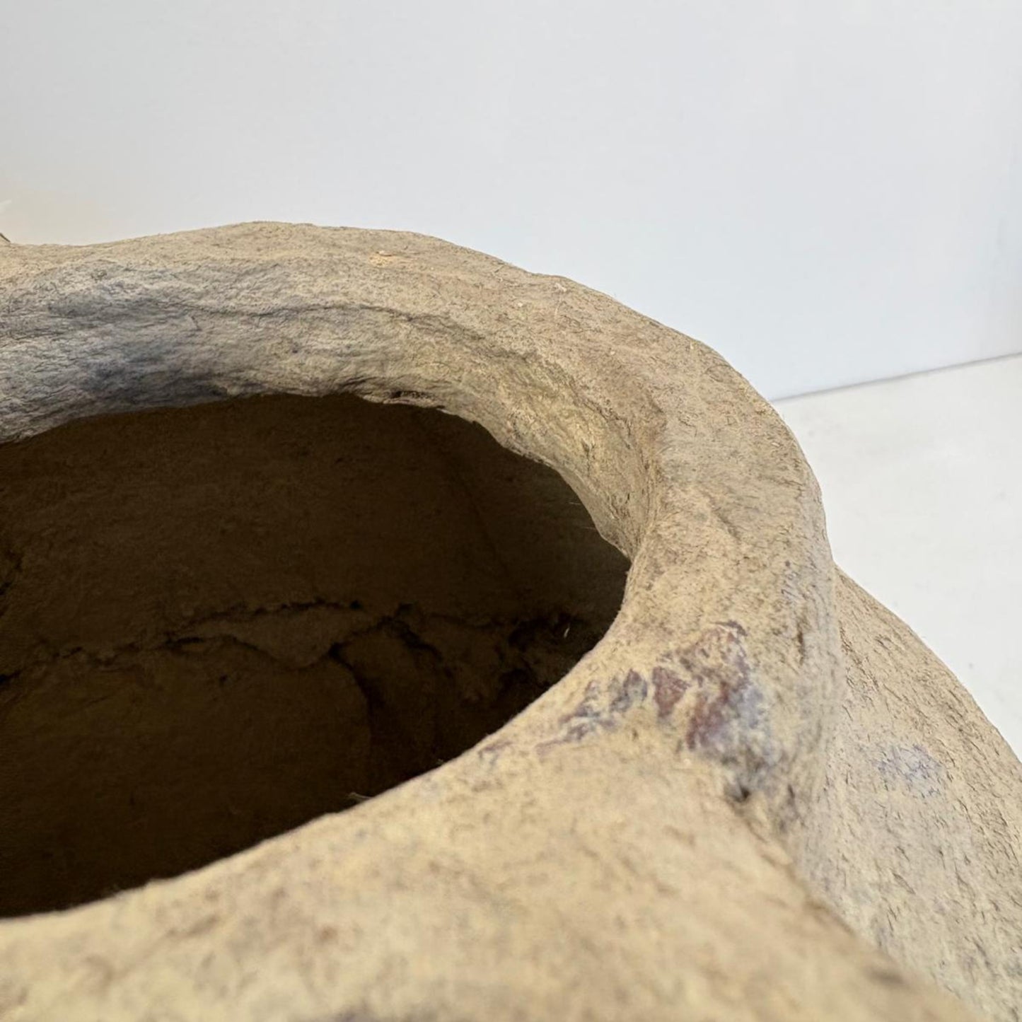 Vintage Rustic Handled Vase - Kaschmir, India