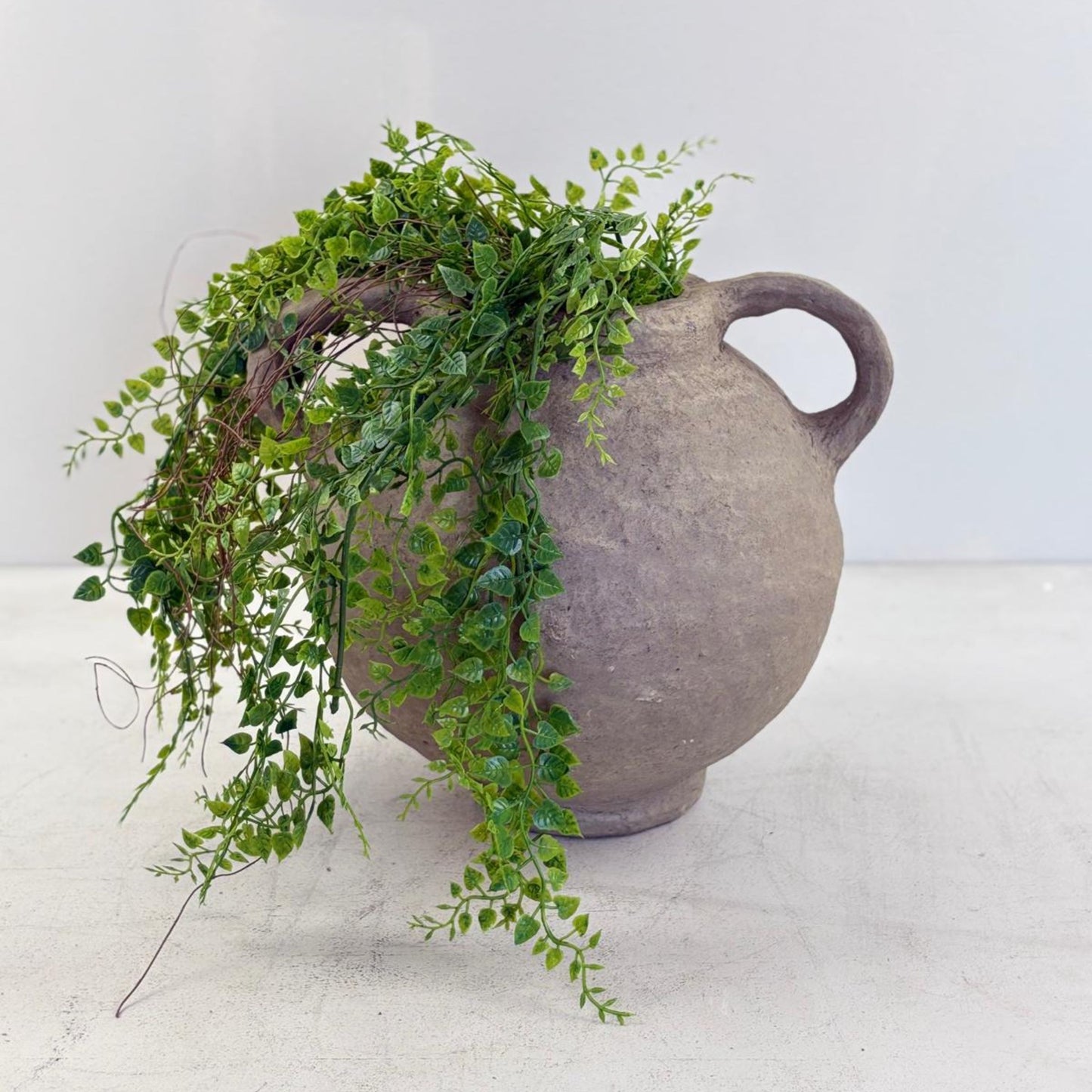Vintage Rustic Handled Vase - Kaschmir, India
