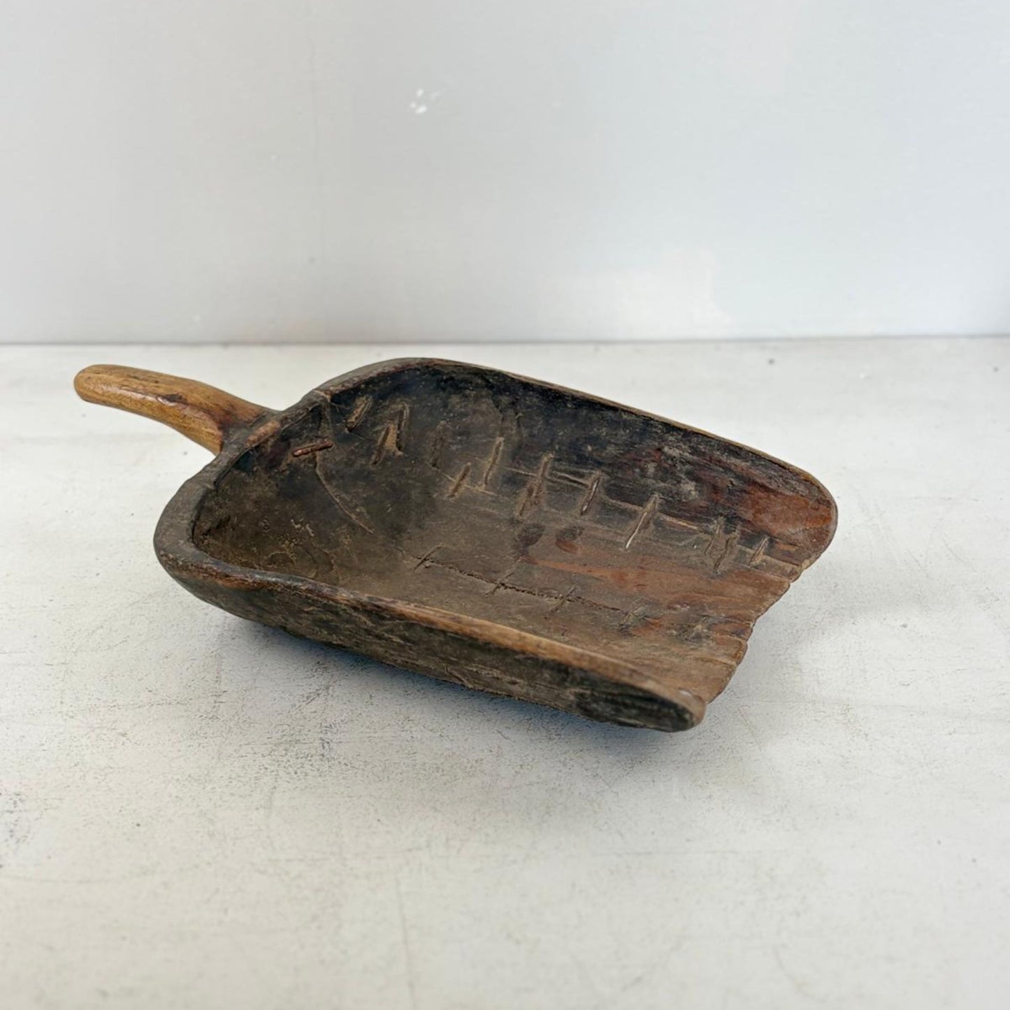 Antique French Grain Scoop - La Chambon, France