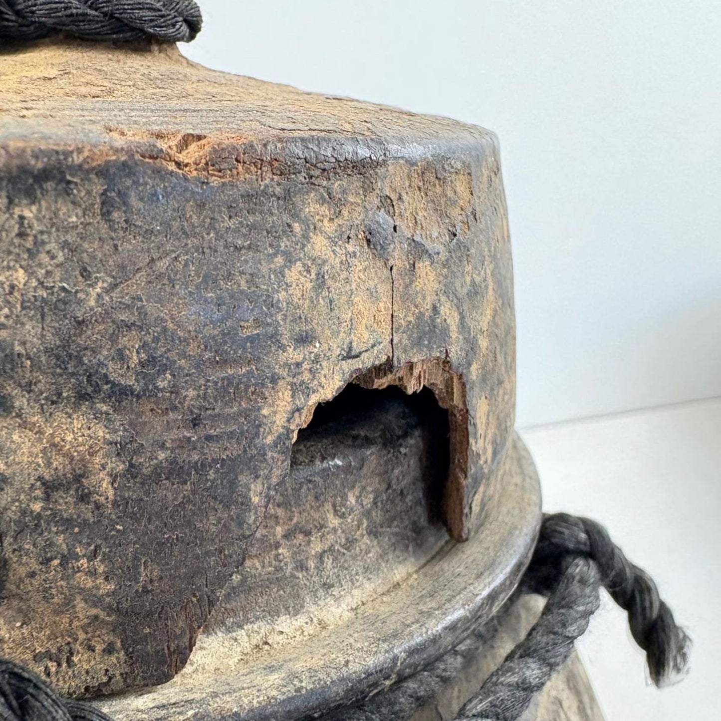 Antique Wooden Himachal Pot - Chhusang, Nepal
