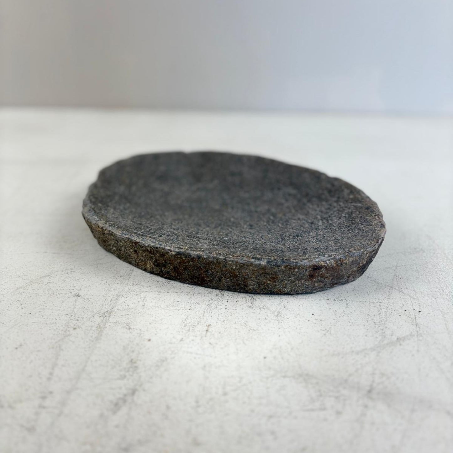Hand-Carved Natural River Stone Bowl