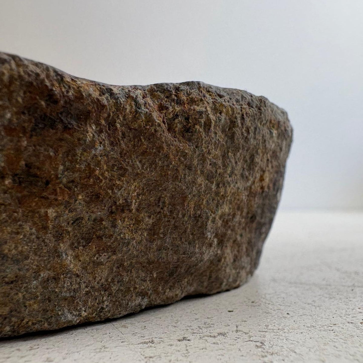 Hand-Carved Natural River Stone Bowl
