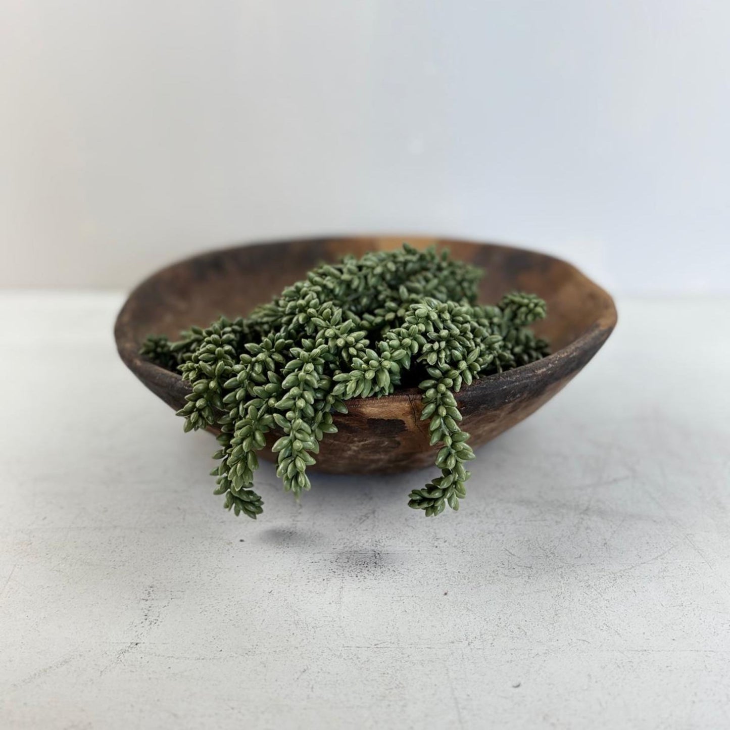 Vintage Artisan Wooden handcarved Bowl