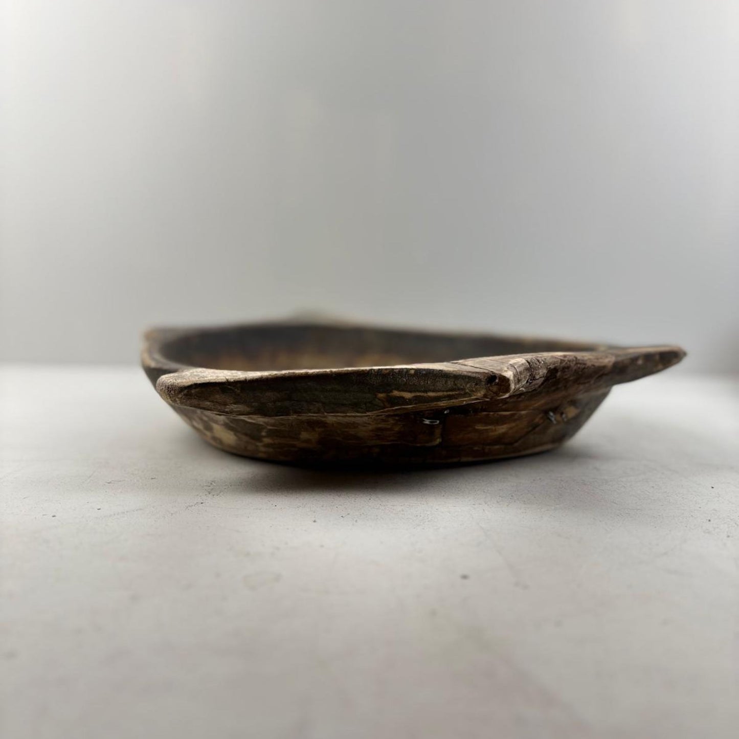 Vintage Indian Wooden Parat Tray- Ladakh, India