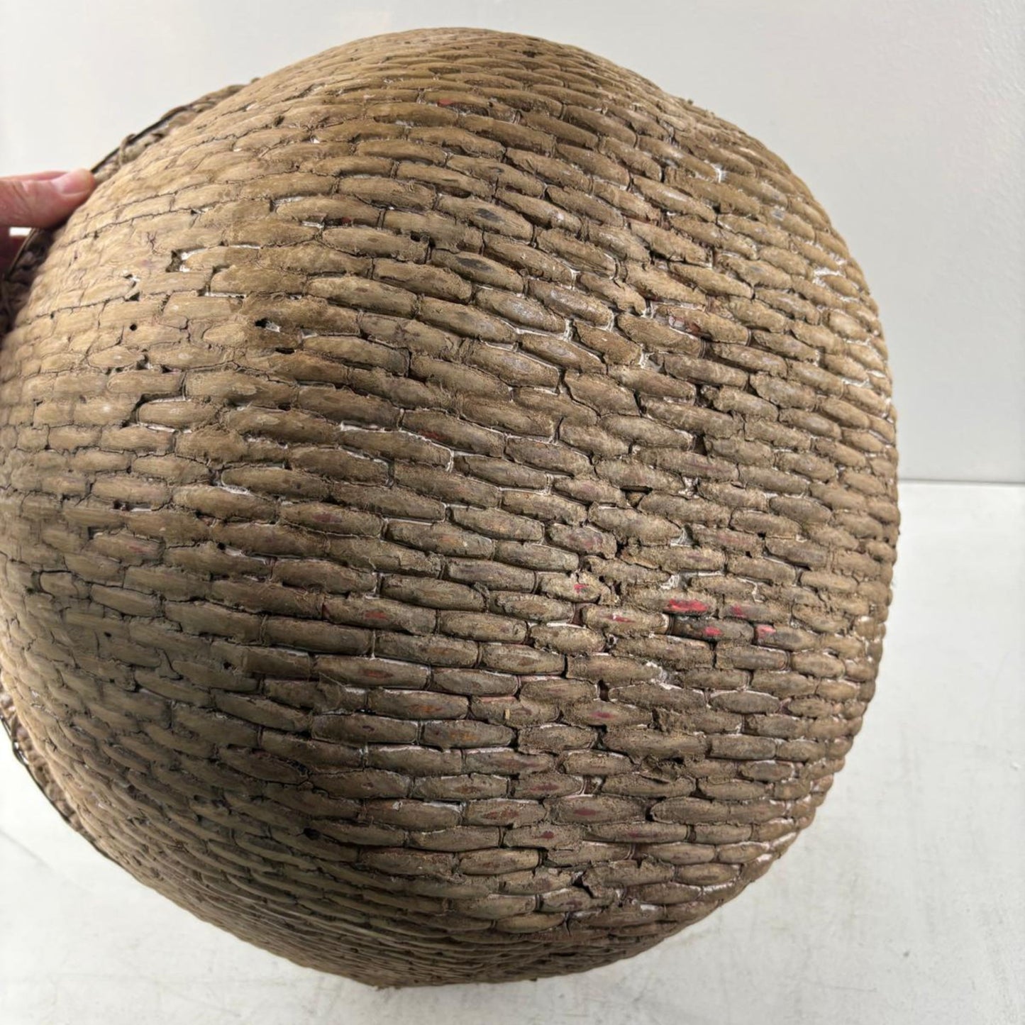 Antique Chinese Reed Grass Basket - Datong, Shanxi Province, China