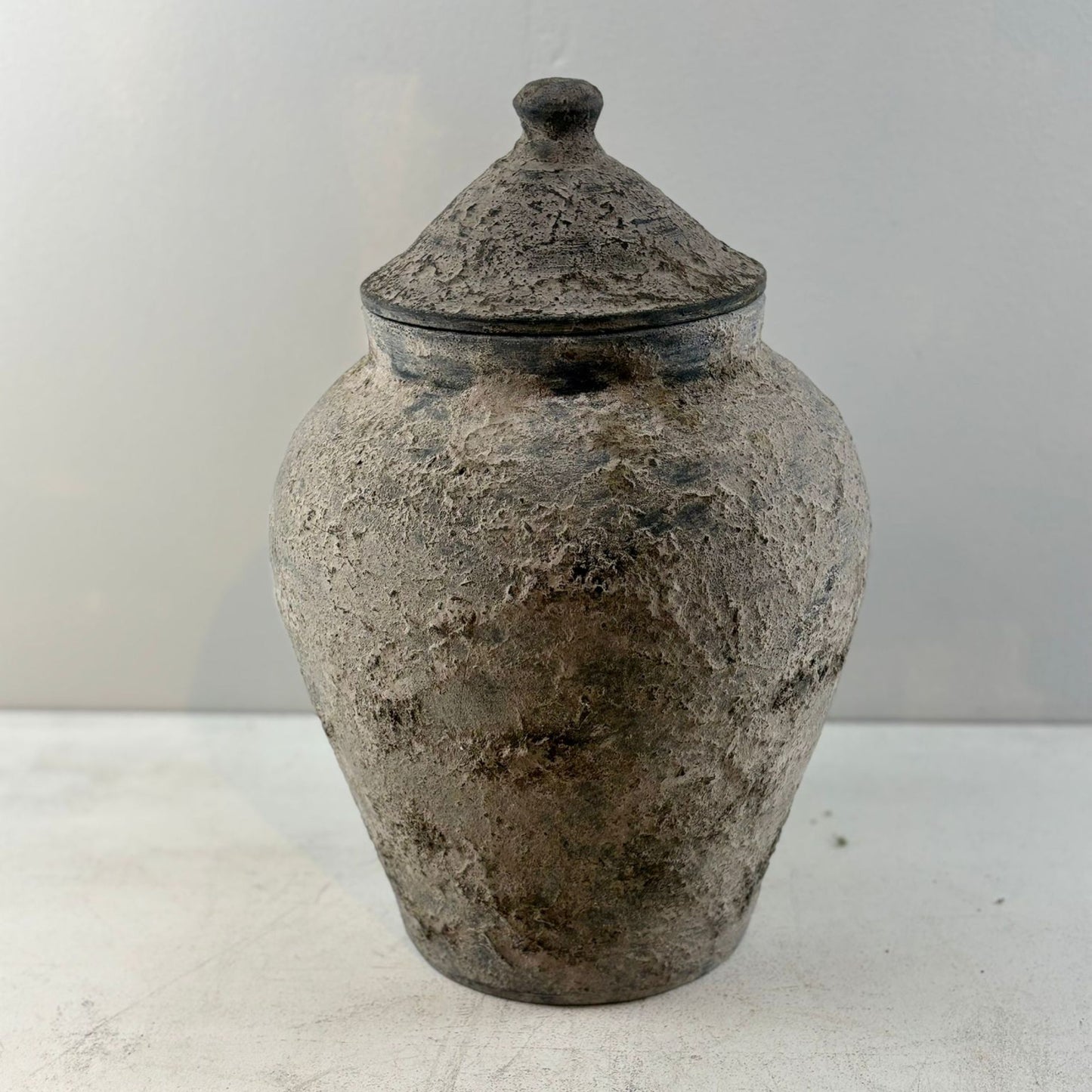 Lidded Pot from Nepal - Large