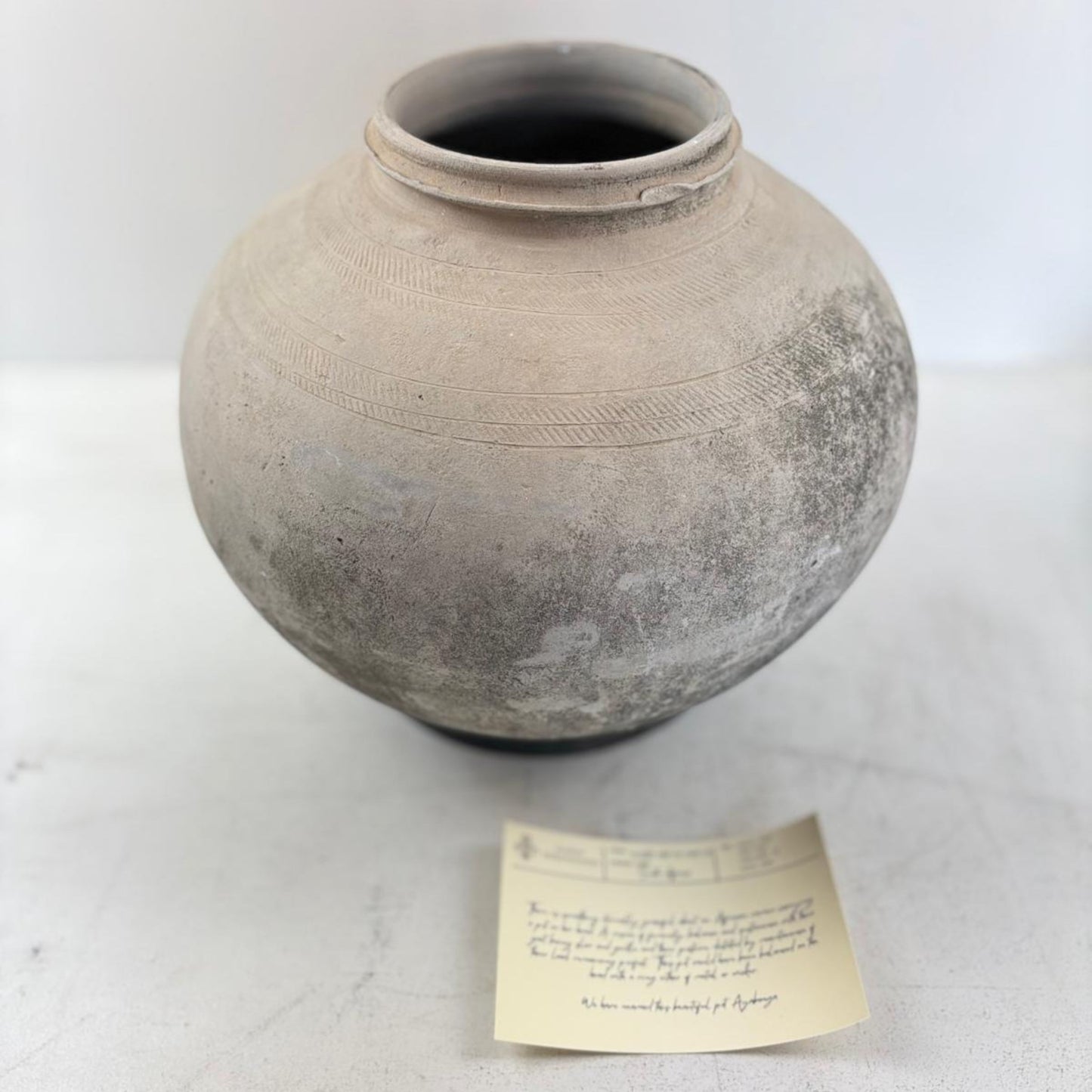 Antique African Clay Water Vessel