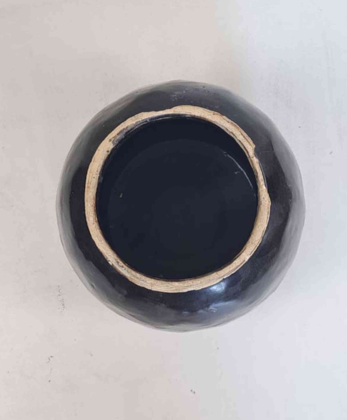 Rare Antique Glazed Pottery Vinegar Jar Vase - Taiyuan, Shanxi Province, China