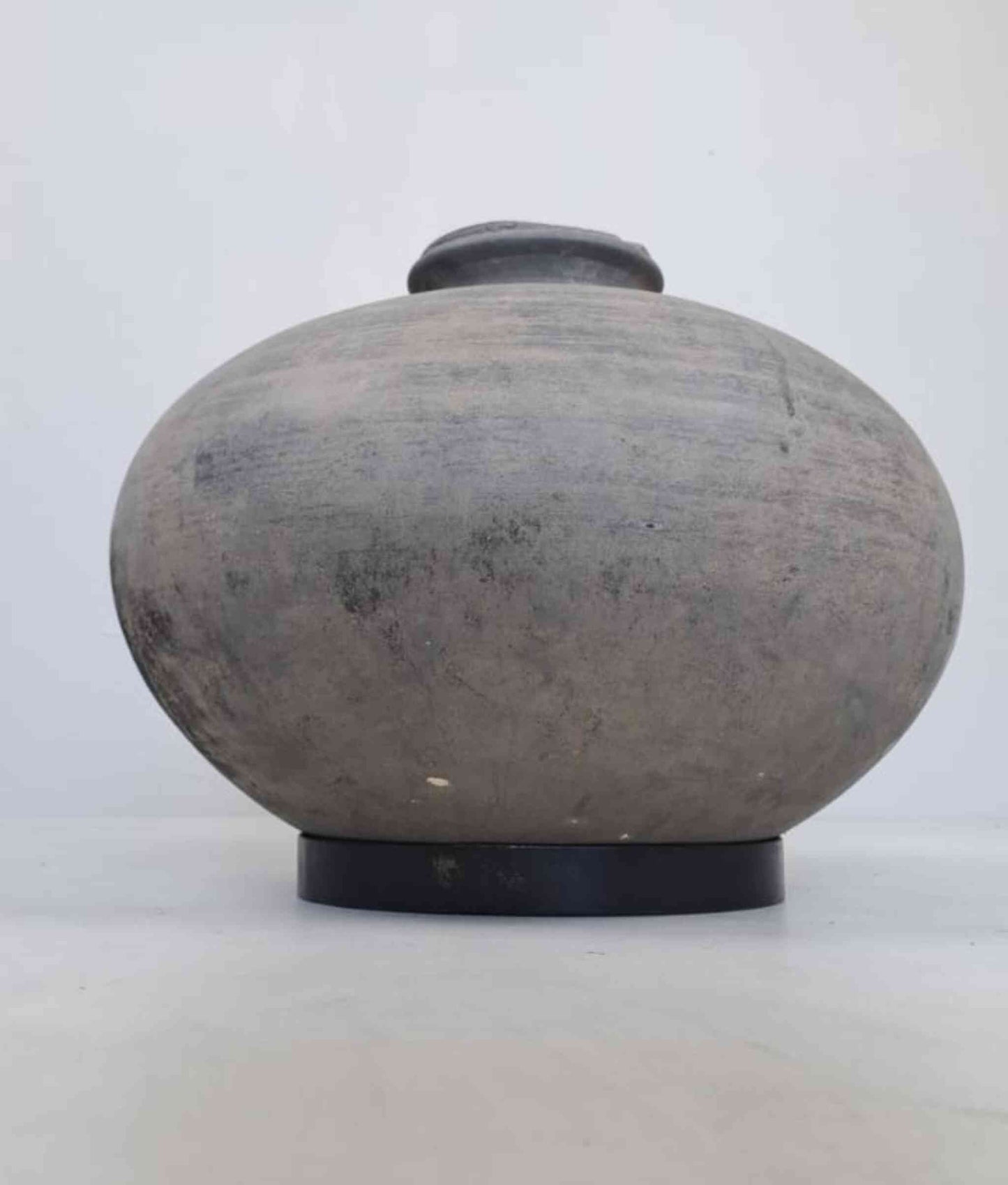 Antique African Clay Water Vessel - small neck