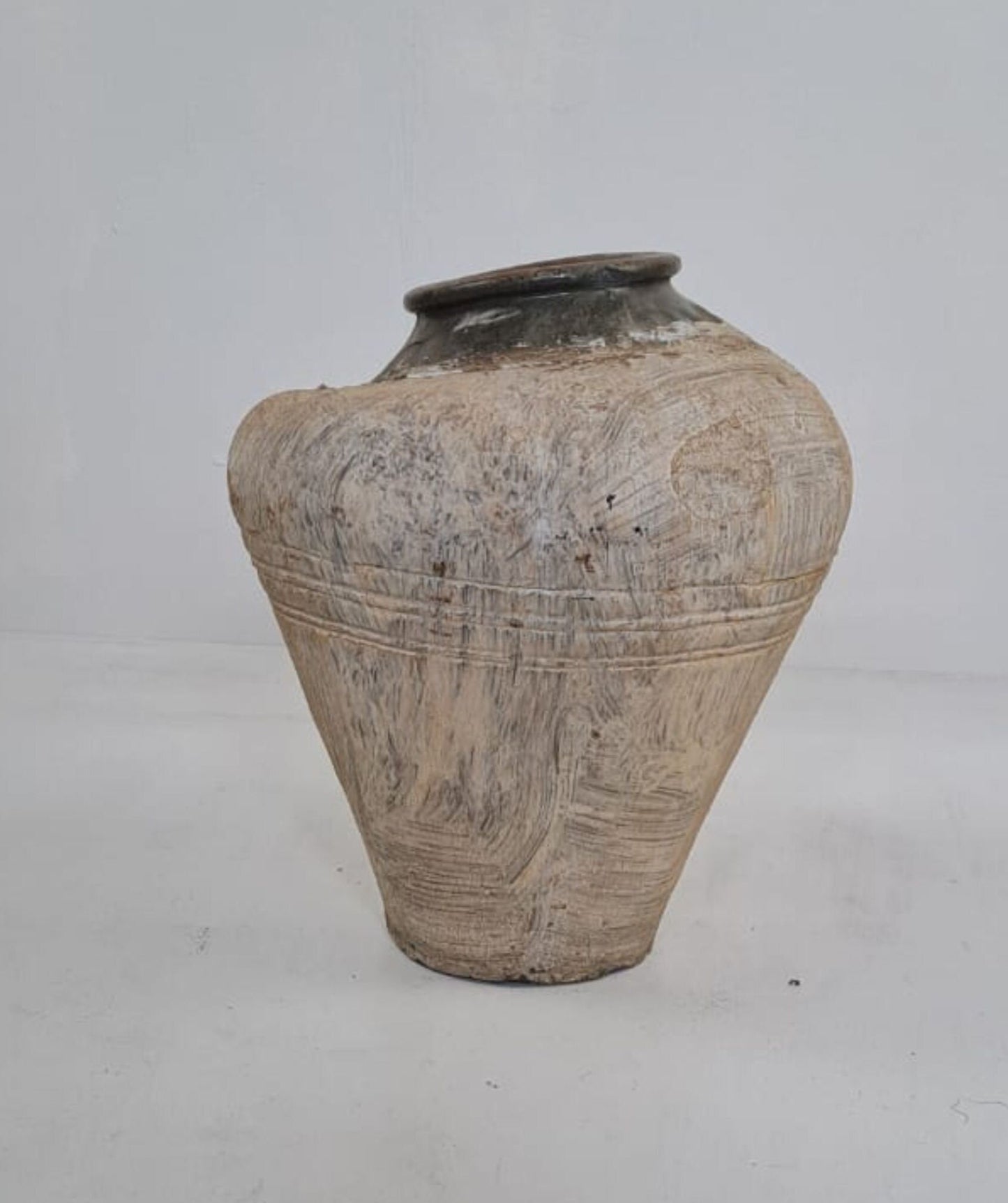 Ancient Greek Olive Jar - Deformed Artisan Earthenware Pot