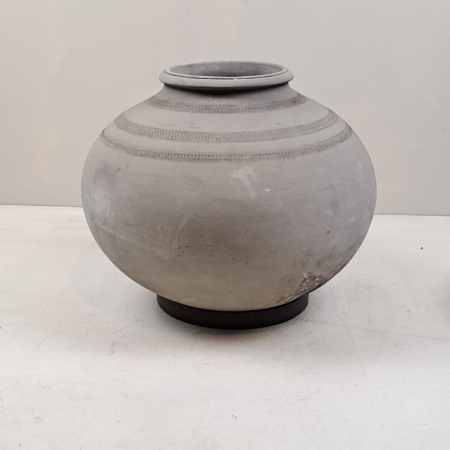 Antique African Clay Water Vessel - Stains