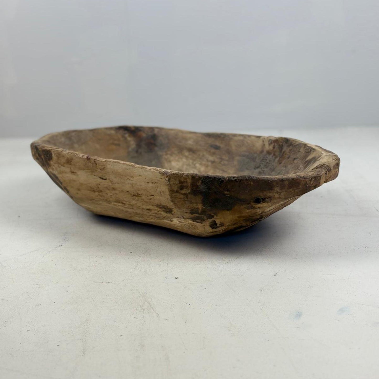 Antique Wooden Dough Bowl - Gamai, Qinghai Province, Tibet