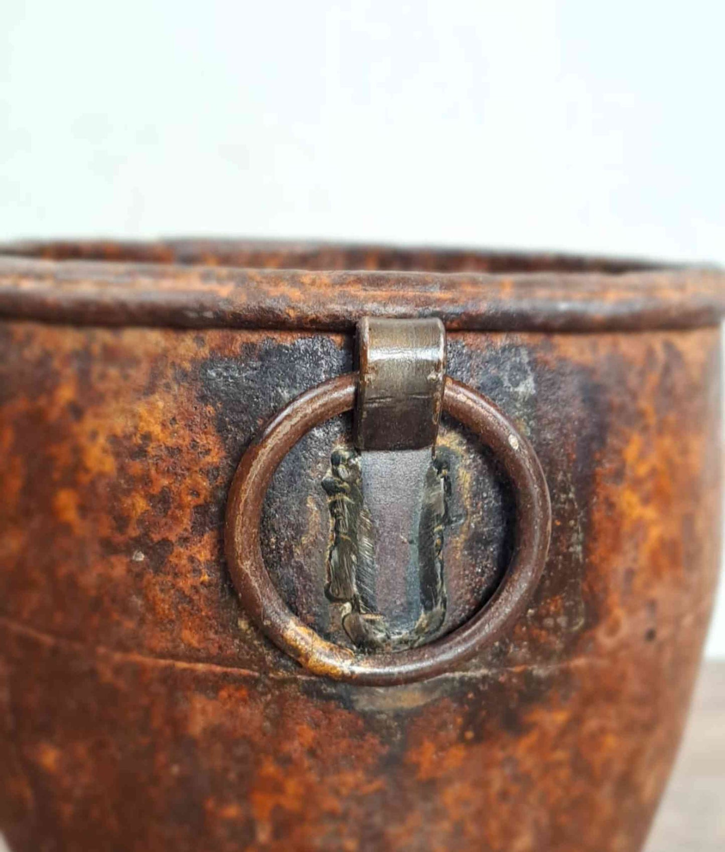 Metal Oriental Cooking Pot on Stand