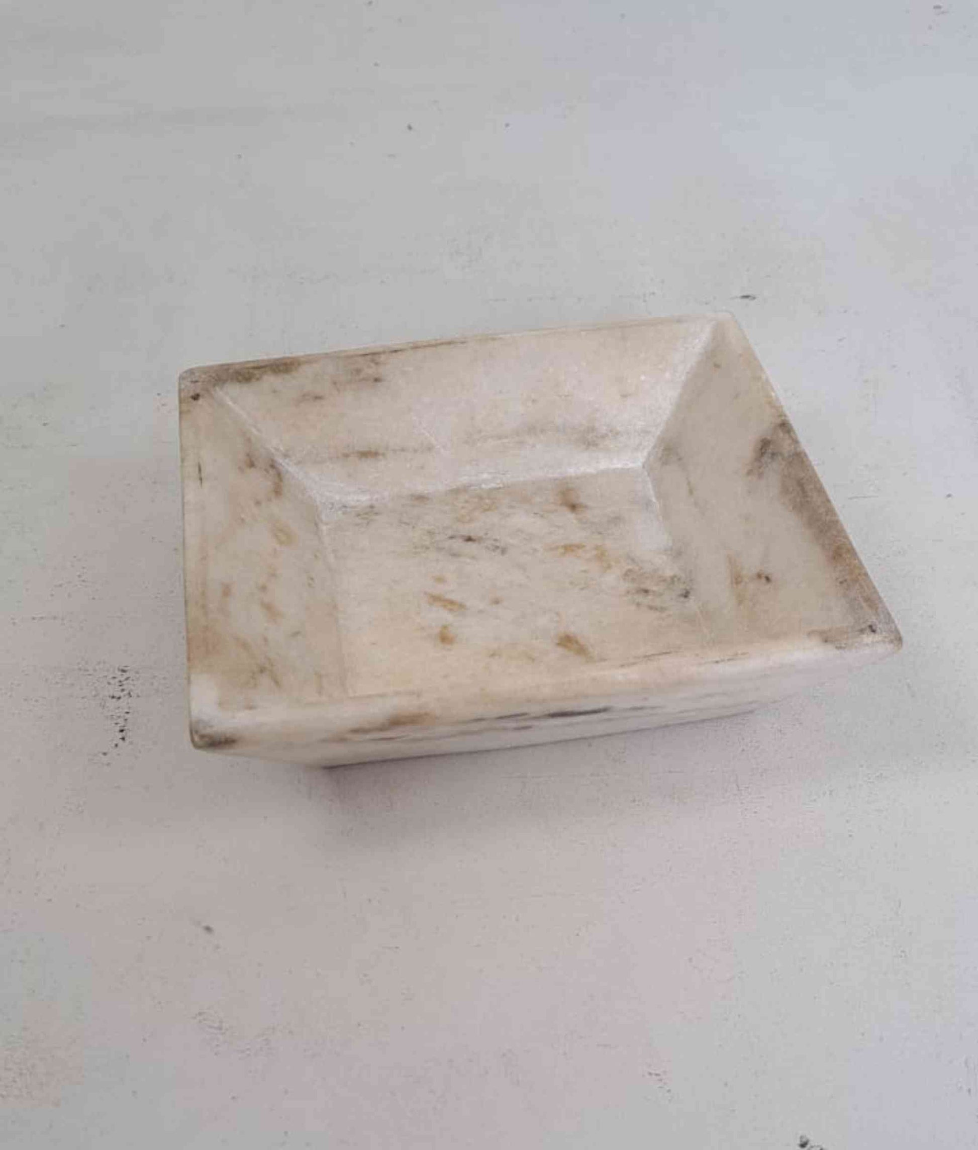 Vintage Marble Dish from India -medium