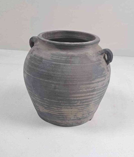 Handled Vintage Clay Water Vessel