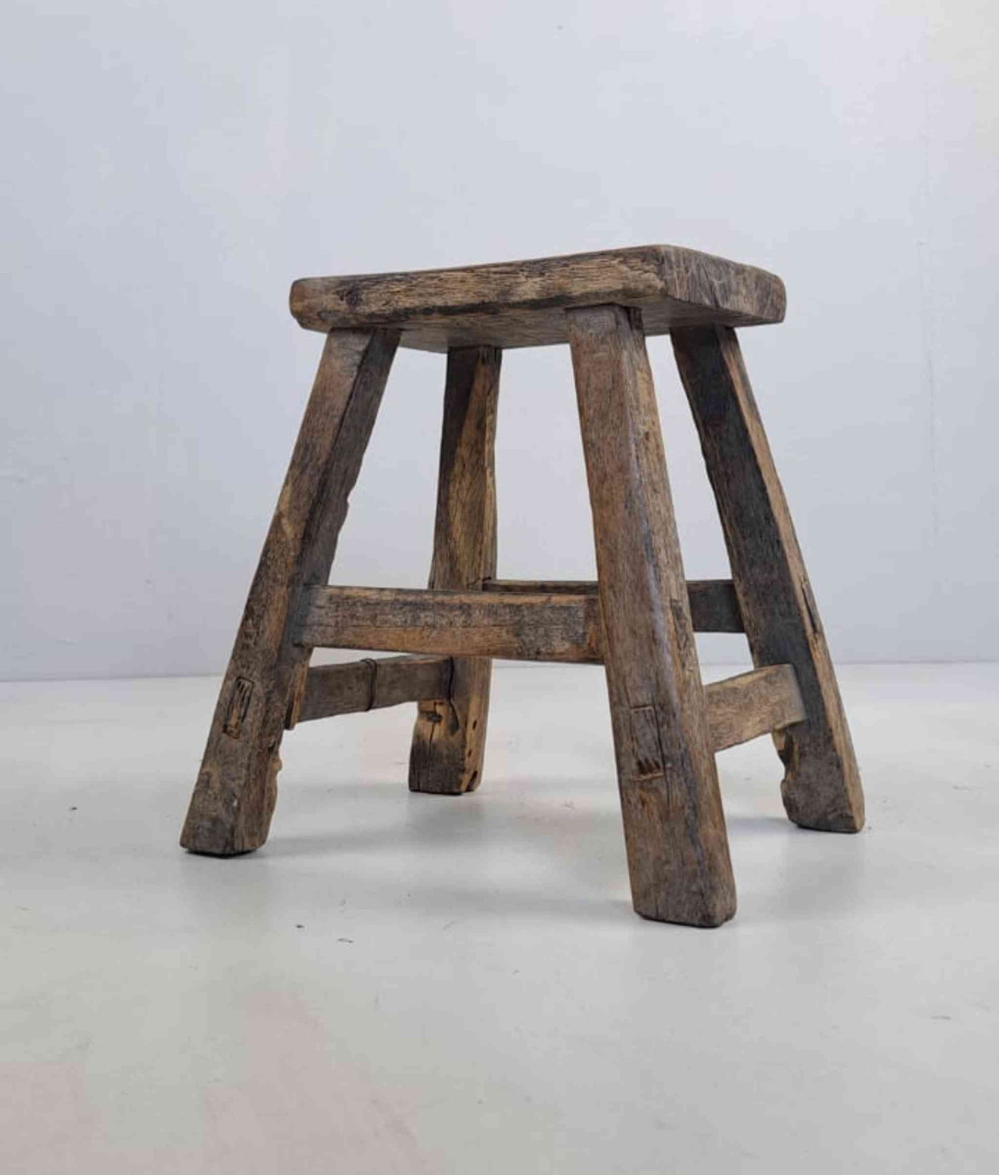 Antique Chinese Milking Stool, Rustic Stool, Decor Stool, Vintage Milking Stool, Antique Stool, Chinese Decor Stool, Unique Milking Stool, Interior Design Prop, Old Milking Stool, Handcrafted Chinese Stool