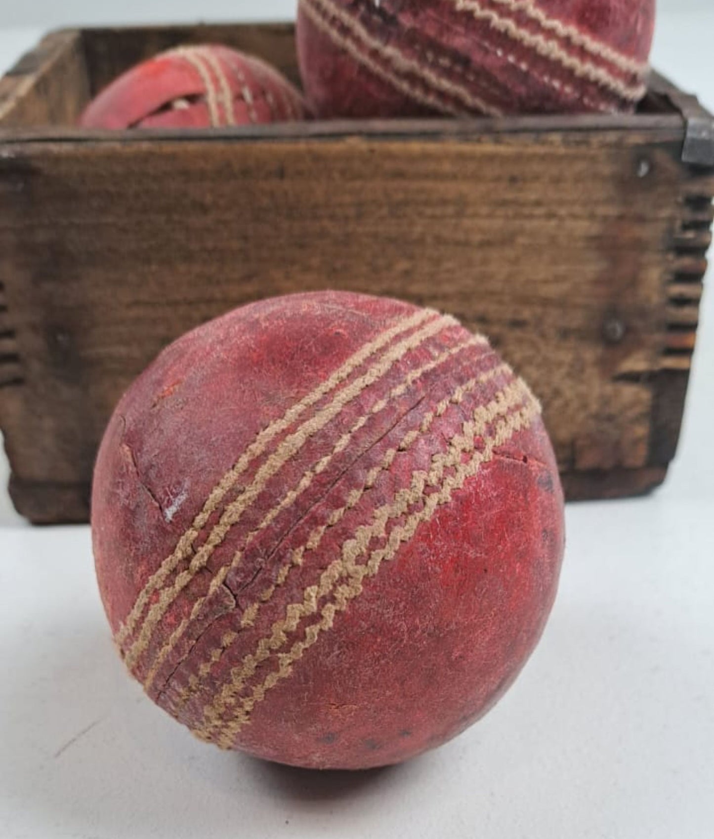 Vintage Cricket Balls Set of 3