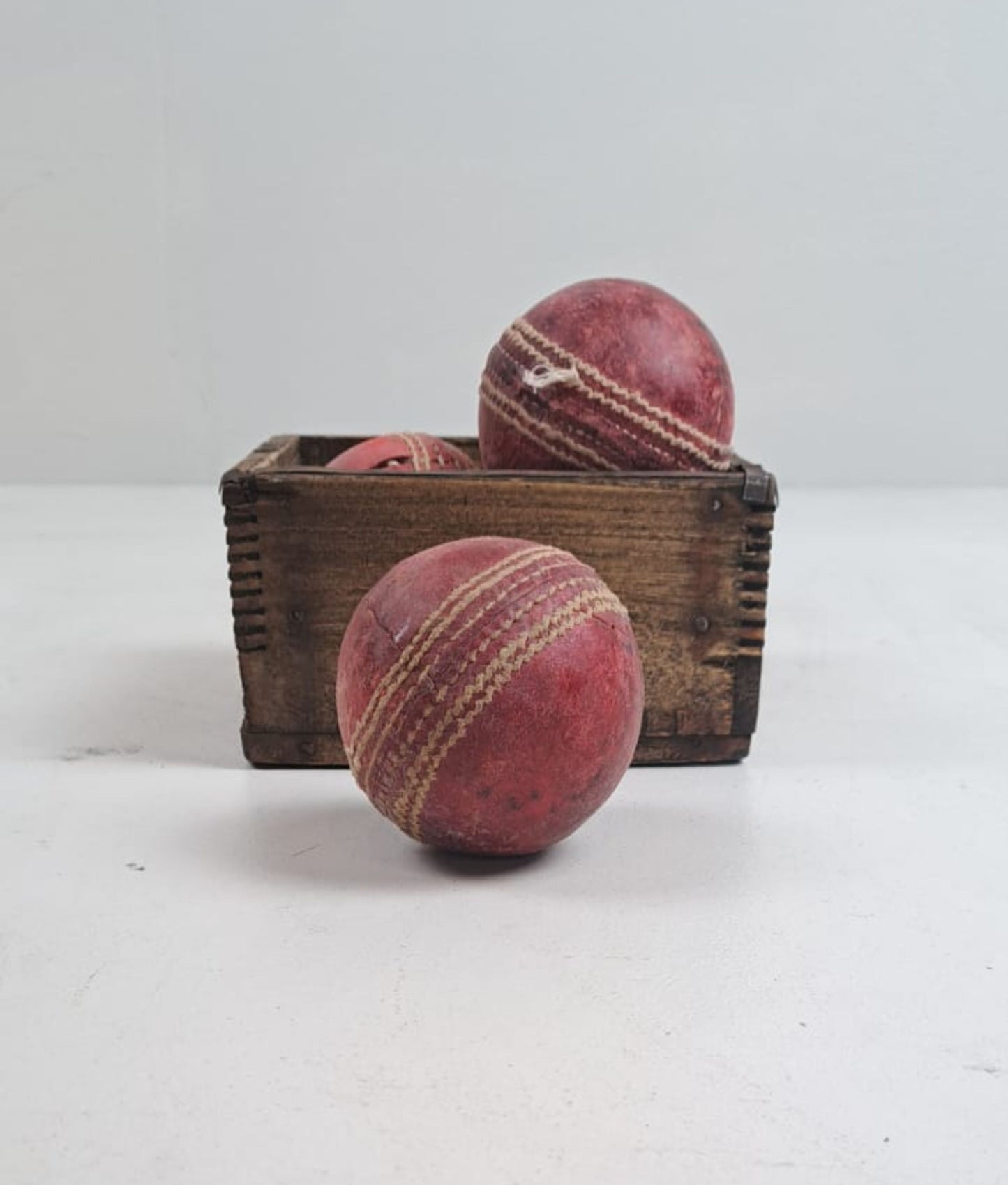 Vintage Cricket Balls Set of 3