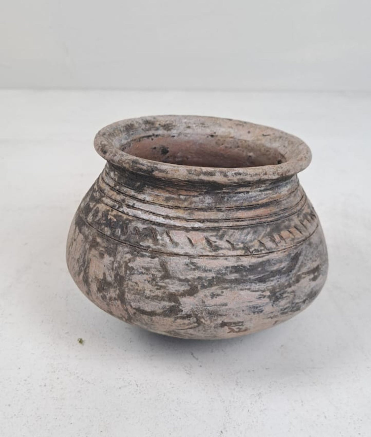 Vintage Clay Vessel - Rounded Base