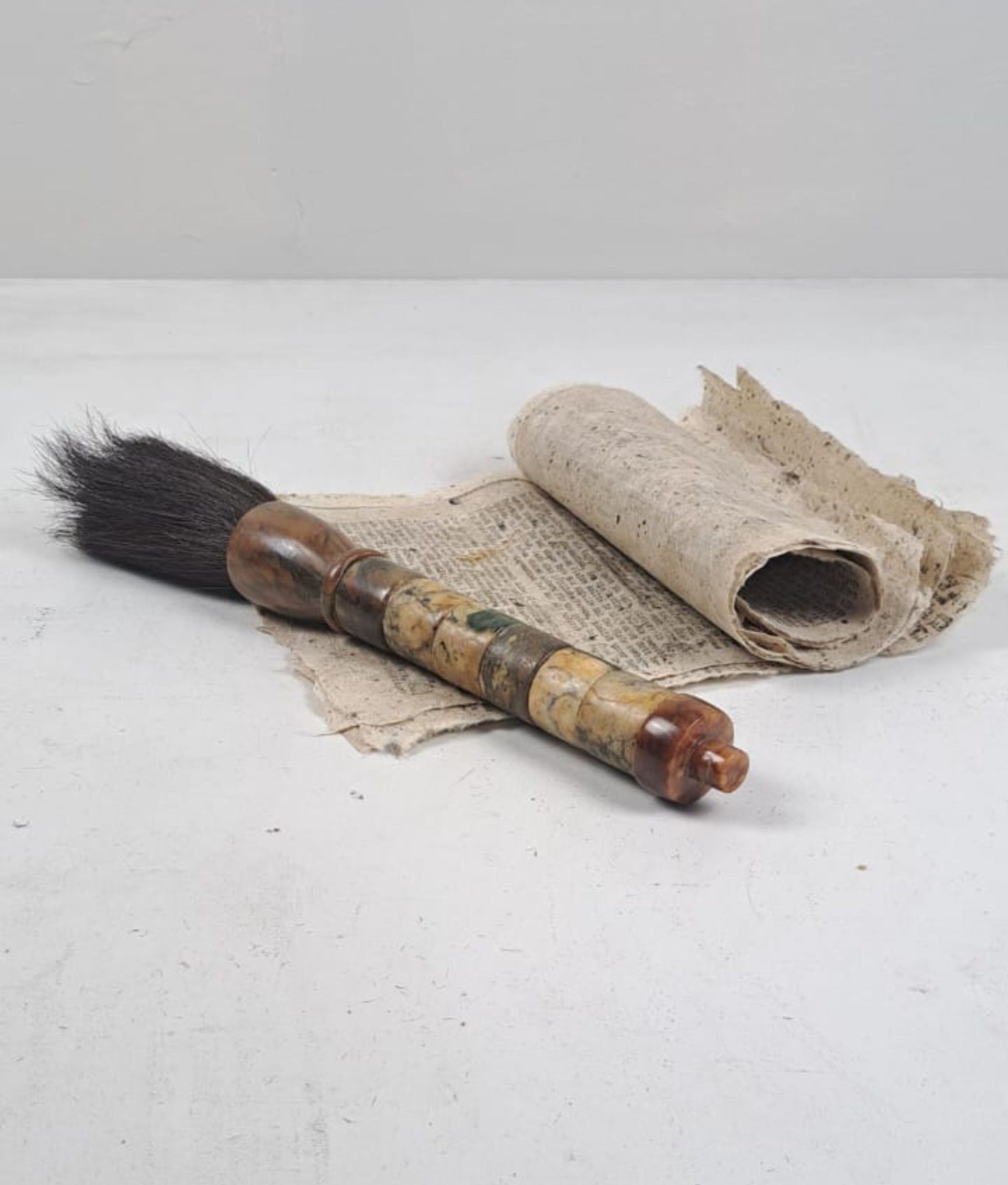 Vintage Chinese Calligraphy Brush - Handcrafted