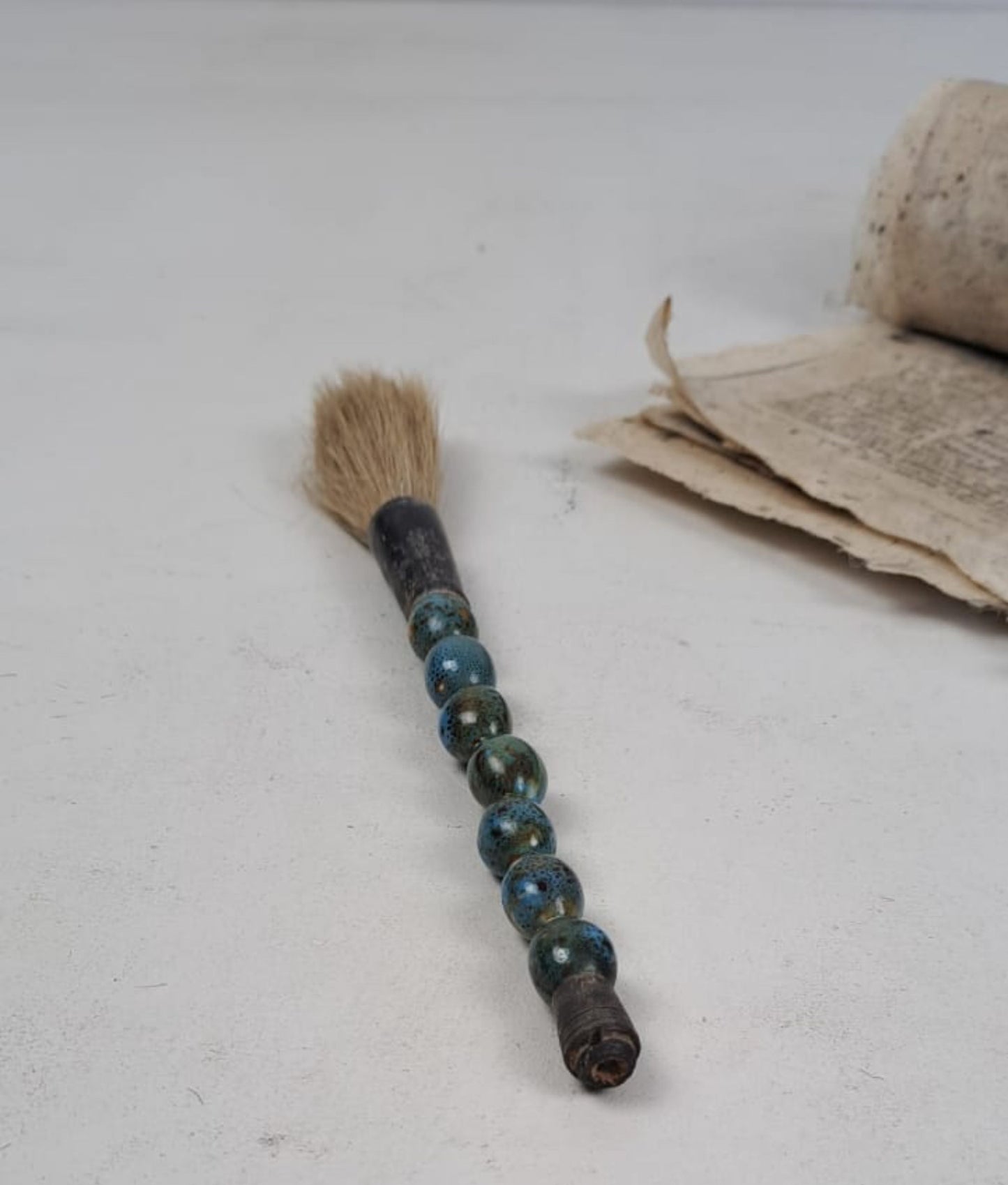 Vintage Chinese Calligraphy Brush - Handcrafted