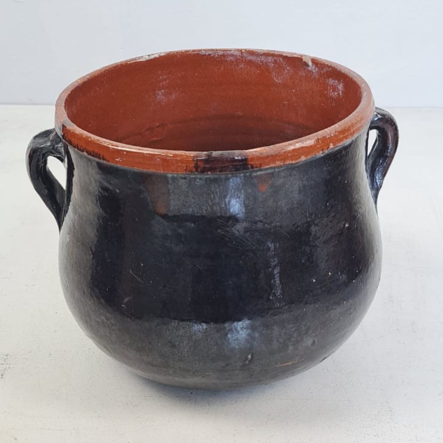 Vintage Keramiktopf mit Griff - Albisola Pottery