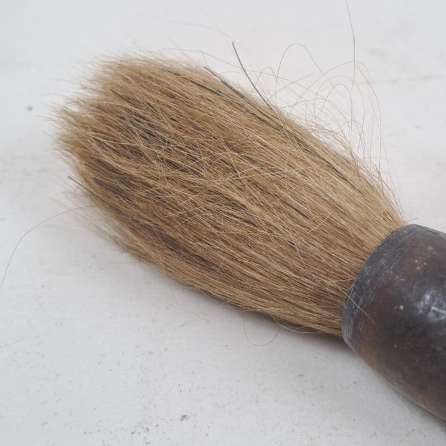 Vintage Chinese Calligraphy Brush - twisted bamboo