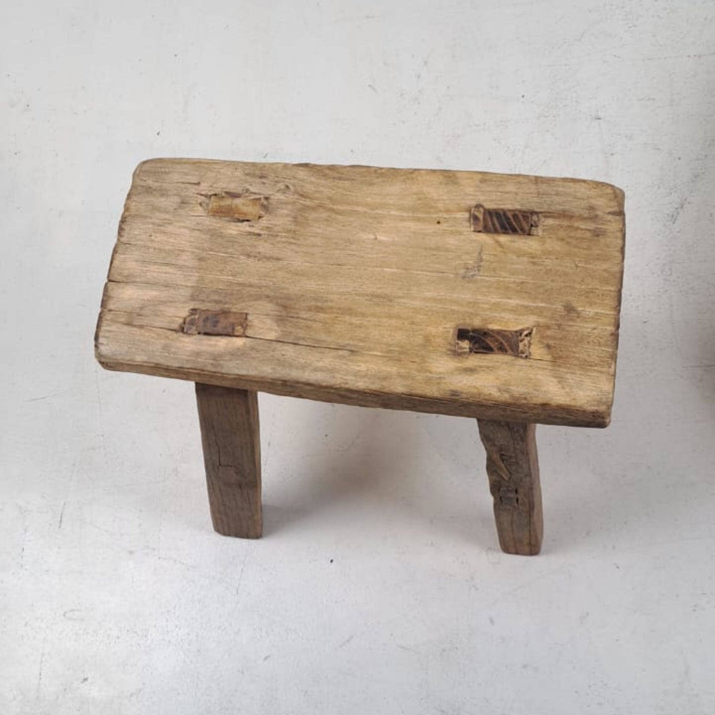 Rare Antique Small Chinese Milking Stool - Handcrafted