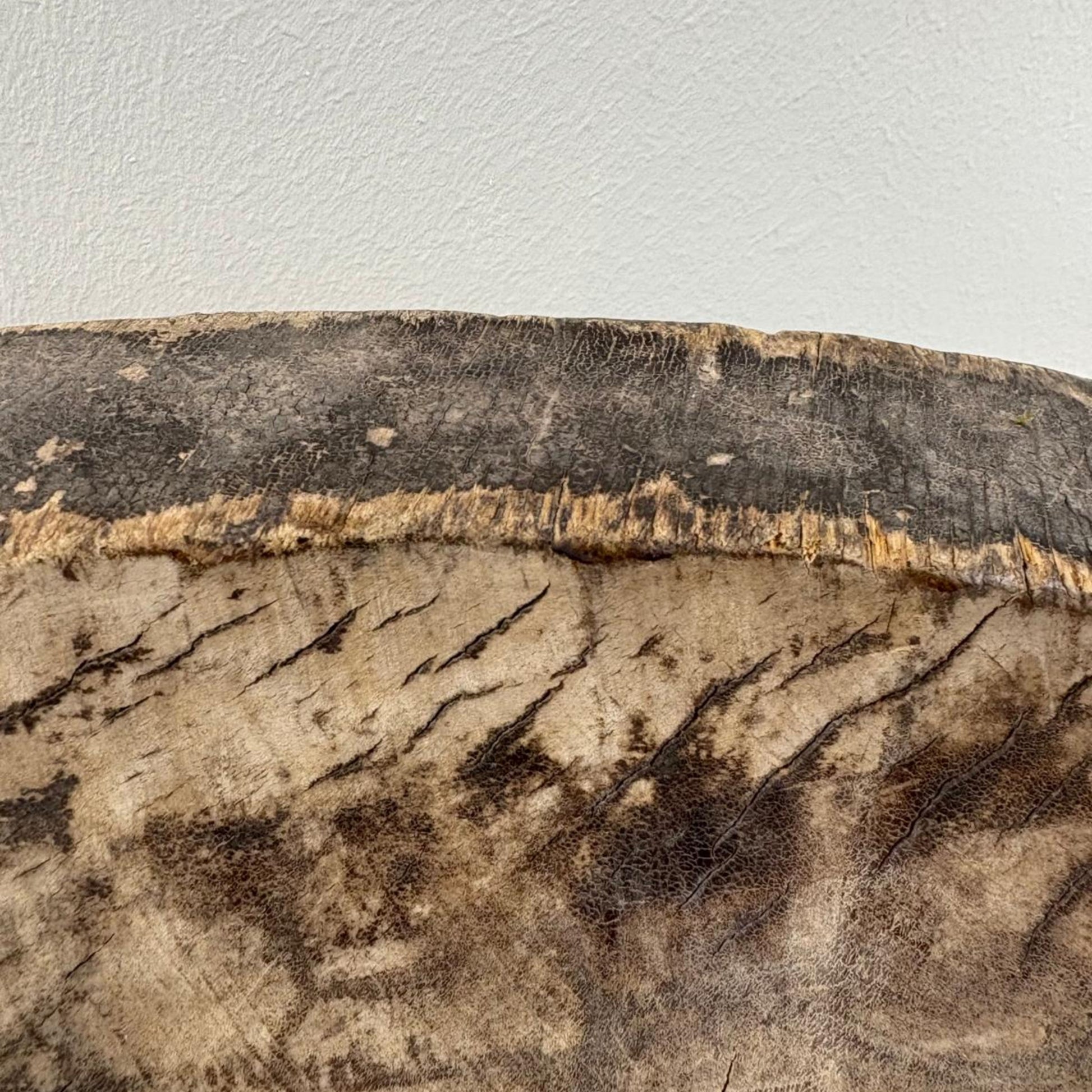 Antique Wooden Dough Bowl - Gamai, Qinghai Province, Tibet
