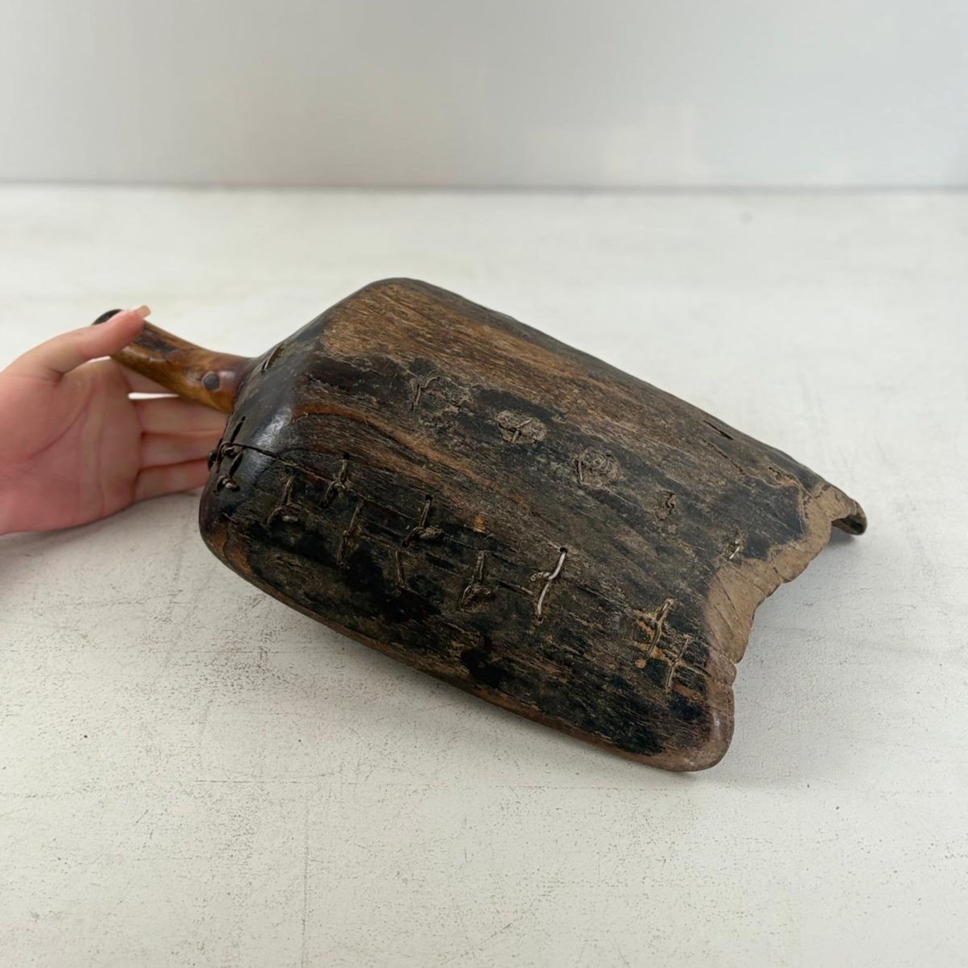 Antique French Grain Scoop - La Chambon, France