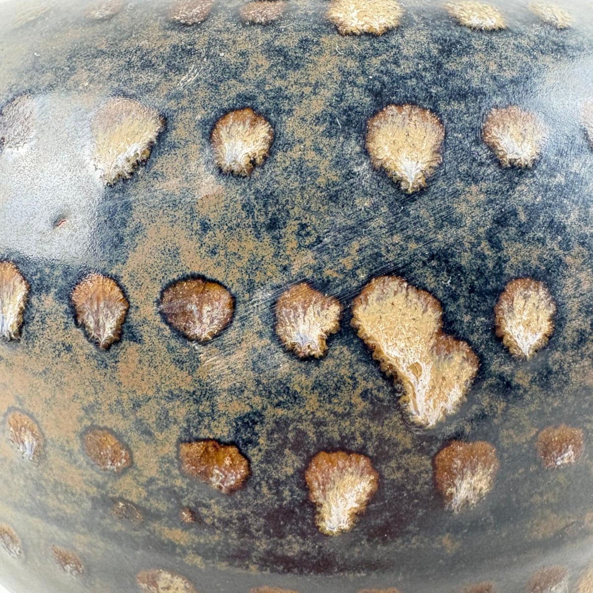 Vintage Chinese Curved Top Contemporary Ceramic Vase - 21st Century