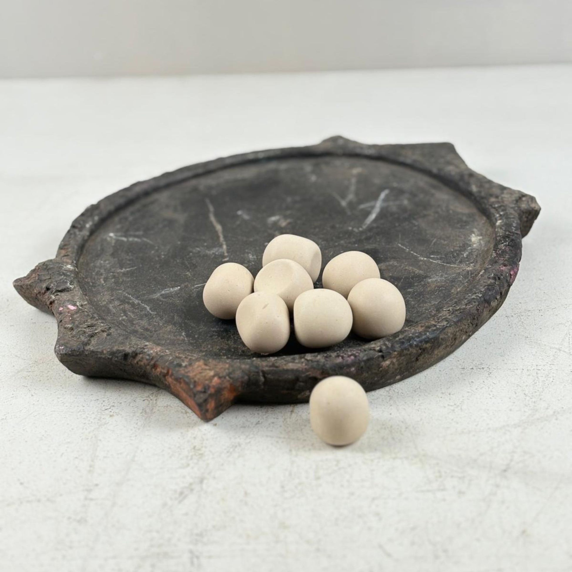 Vintage Stone Platter - India