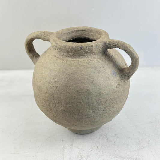 Vintage Rustic Handled Vase - Kaschmir, India