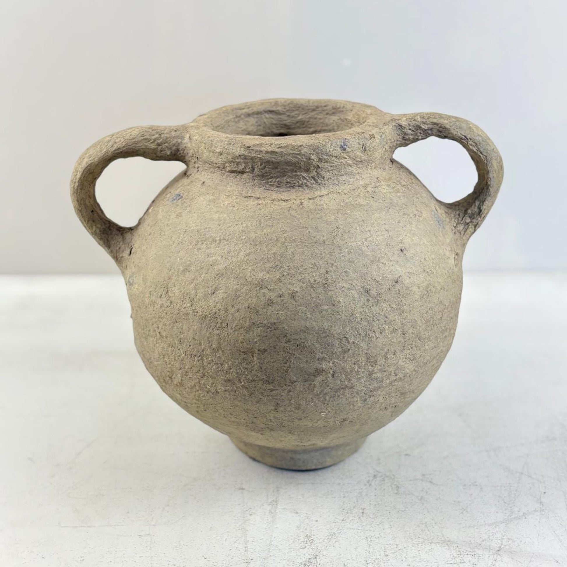 Vintage Rustic Handled Vase - Kaschmir, India