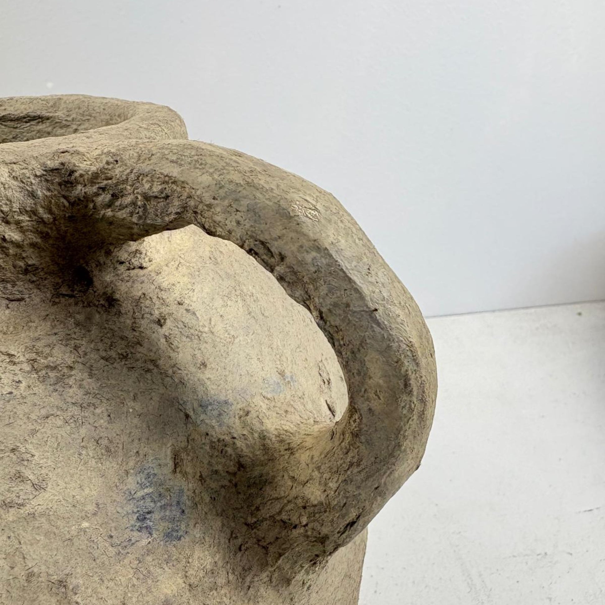 Vintage Rustic Handled Vase - Kaschmir, India