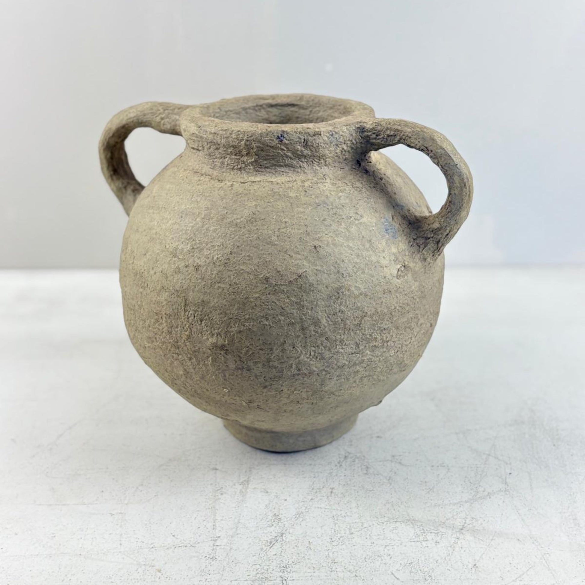 Vintage Rustic Handled Vase - Kaschmir, India
