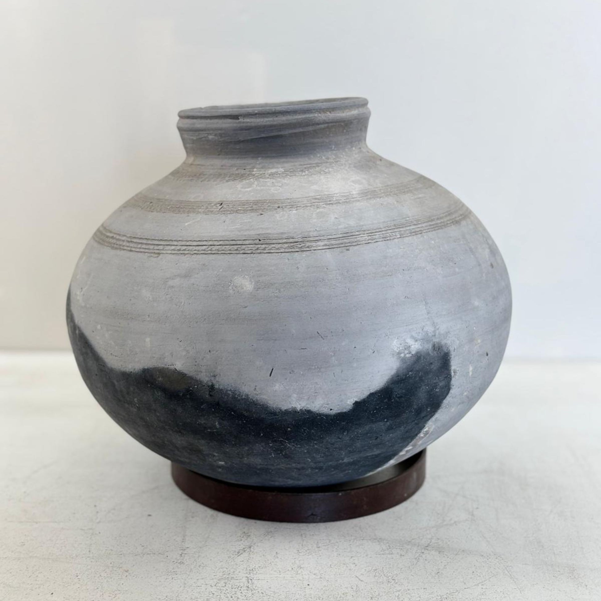 Antique South African Clay Water Vessel