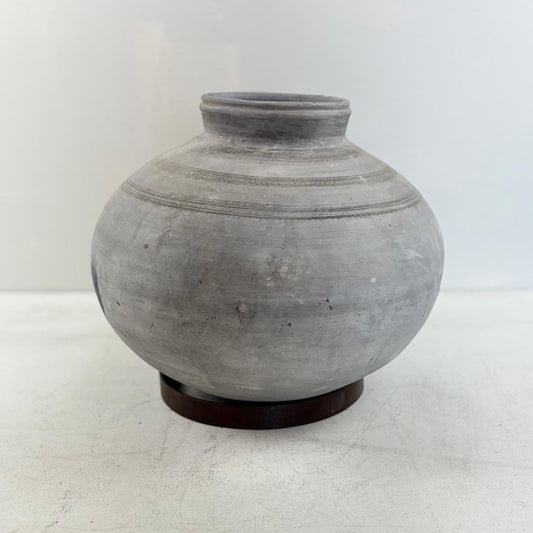 Antique South African Clay Water Vessel
